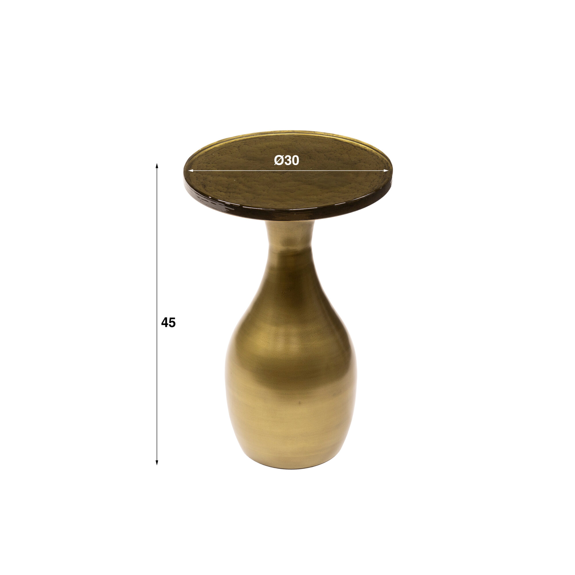 Bijzettafel Eclipse Drop S - Antiek Goud - Afbeelding 7
