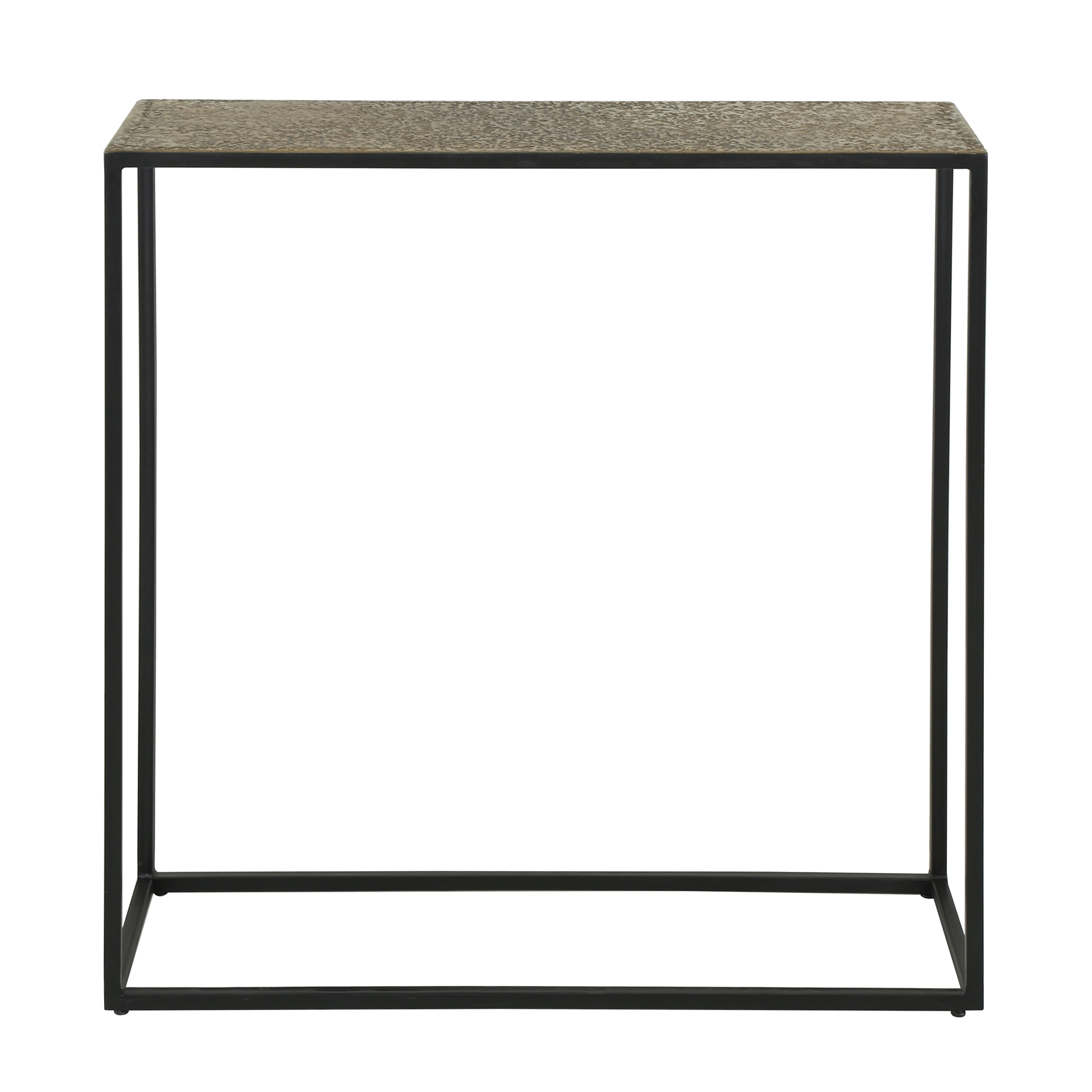 Haltafel Iron Metallic Antiek Brons 75cm - Afbeelding 3