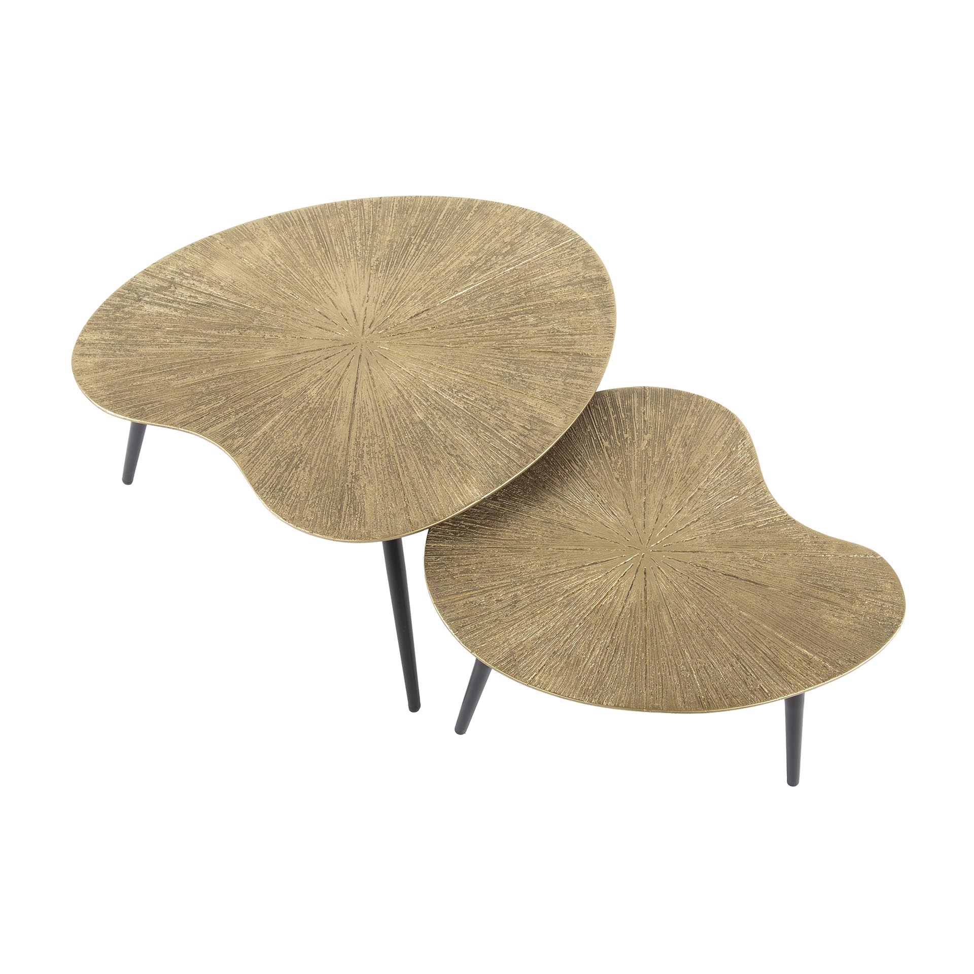 Organische Salontafel Playa Ray Metal Set van 2 stuks - Afbeelding 7