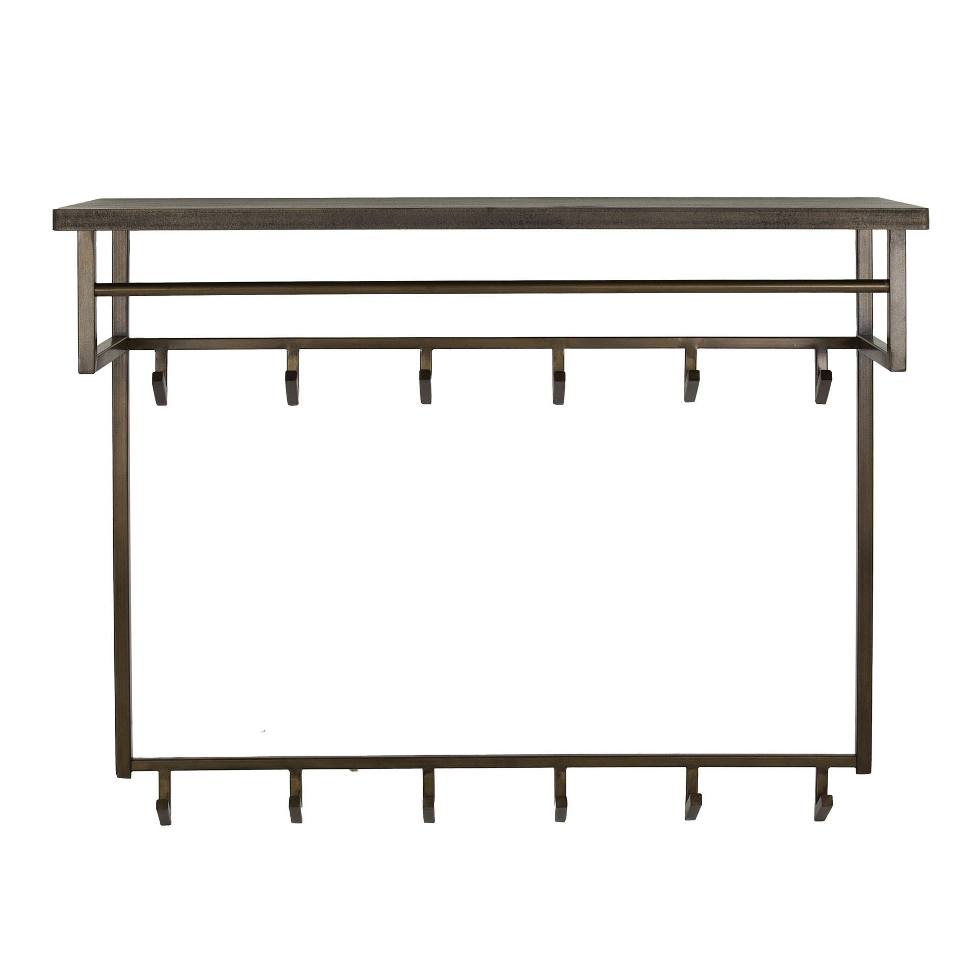Kapstok Ferro Antiek Brass Met 12 haken - Afbeelding 4