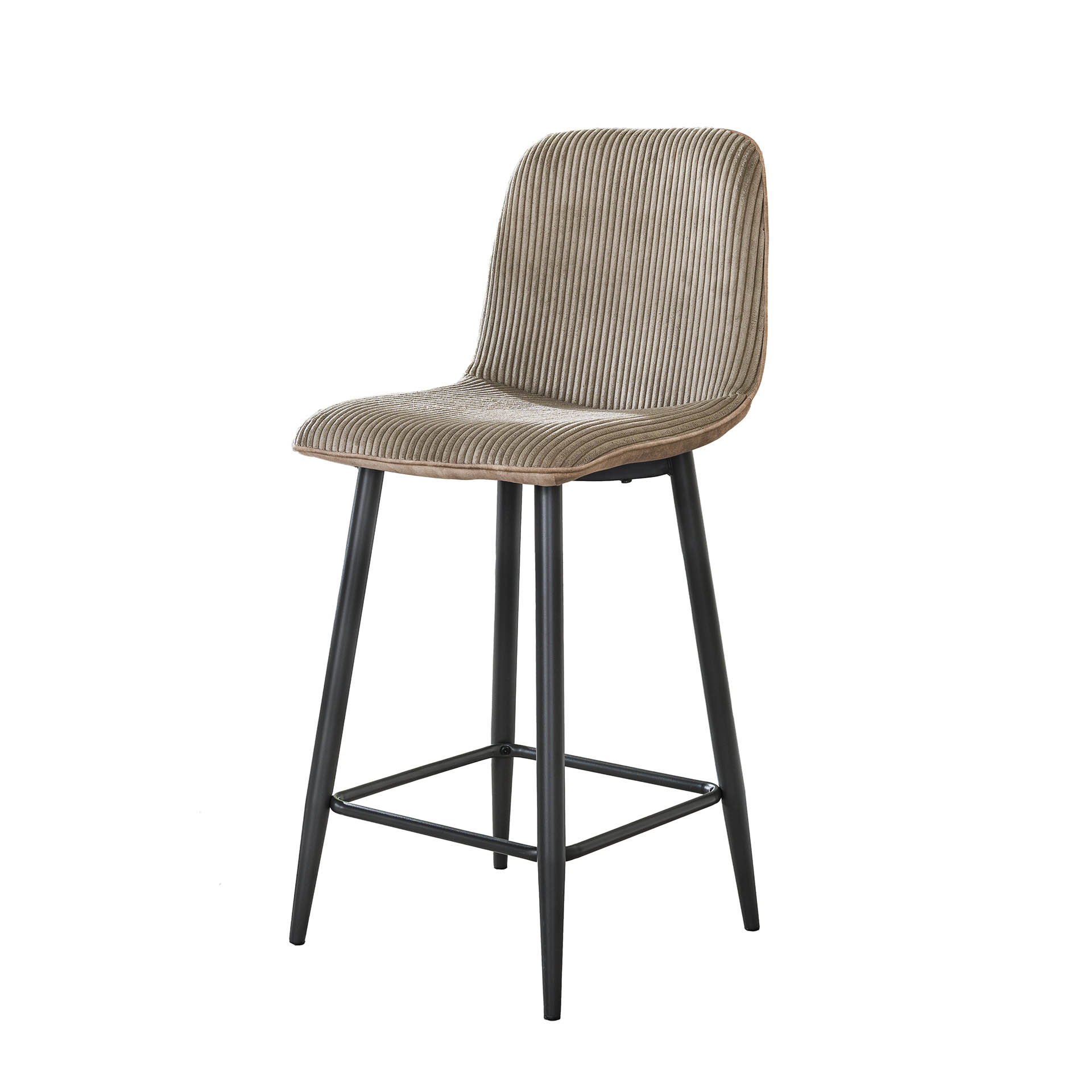 Barstoel Rib Robbert Zandkleur (zithoogte 65cm) - Afbeelding 4