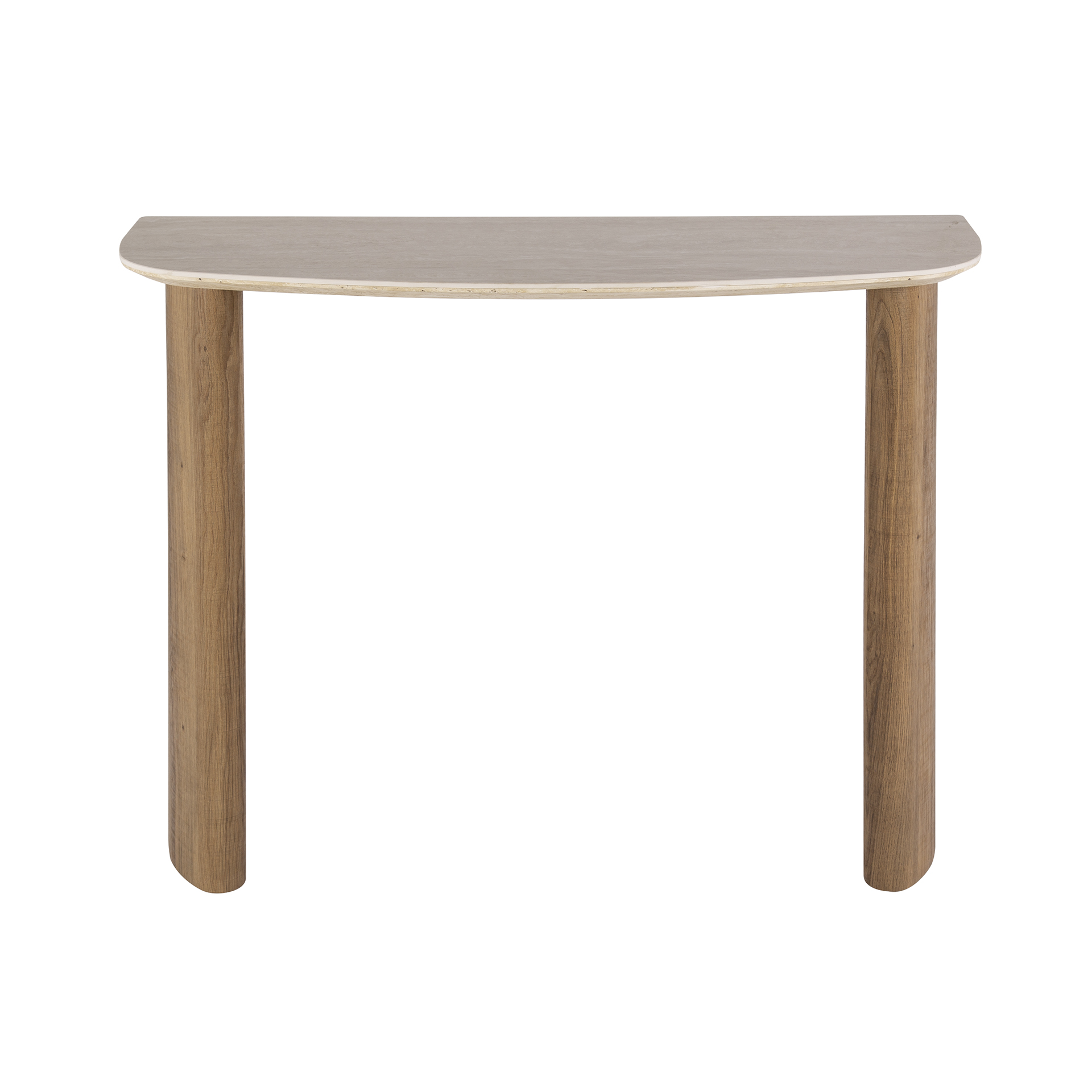 Hal-/kaptafel Romano Curvo - Keramiek travertin - Afbeelding 5