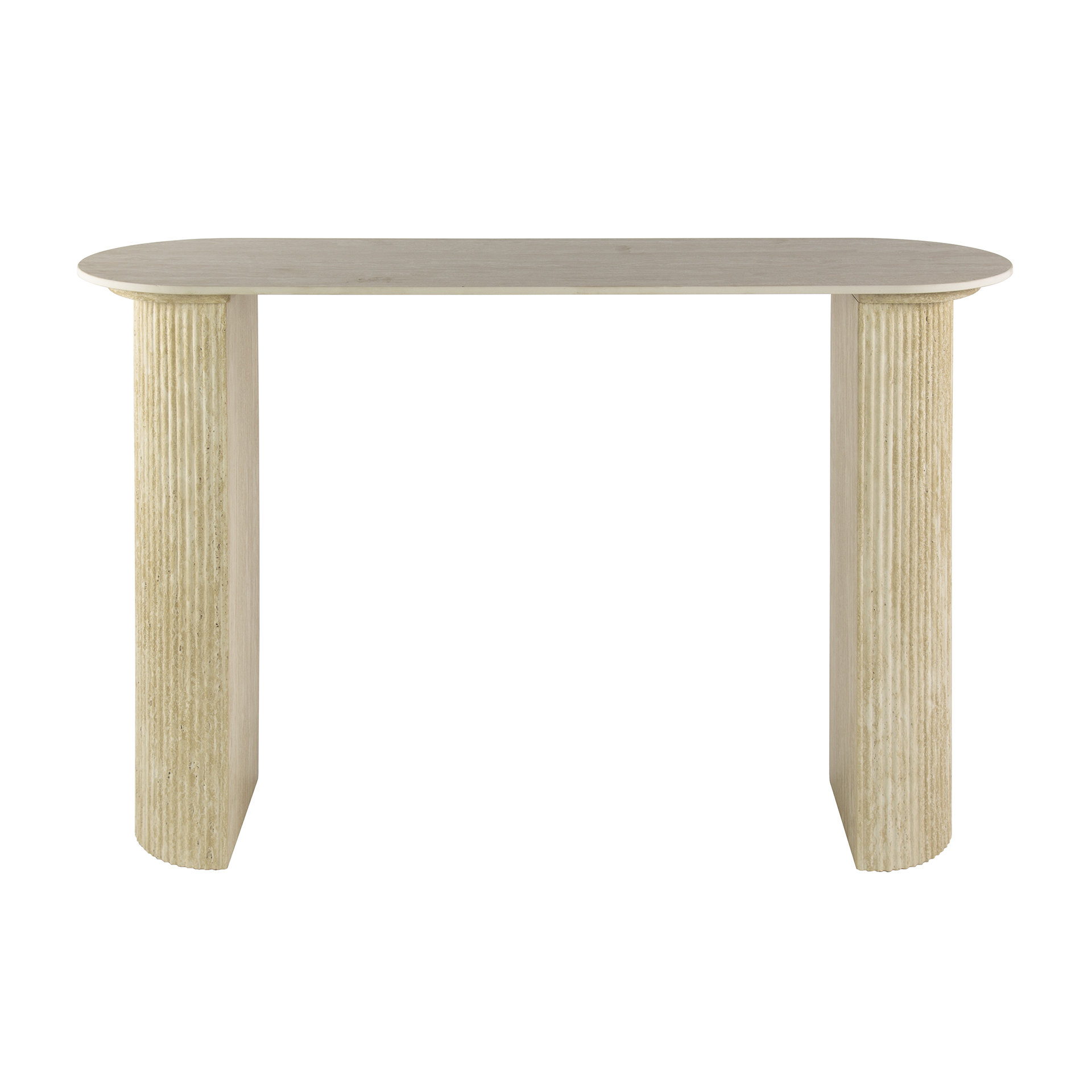 Hal-/Kaptafel Romano Arch - Keramiek Travertin - Afbeelding 3