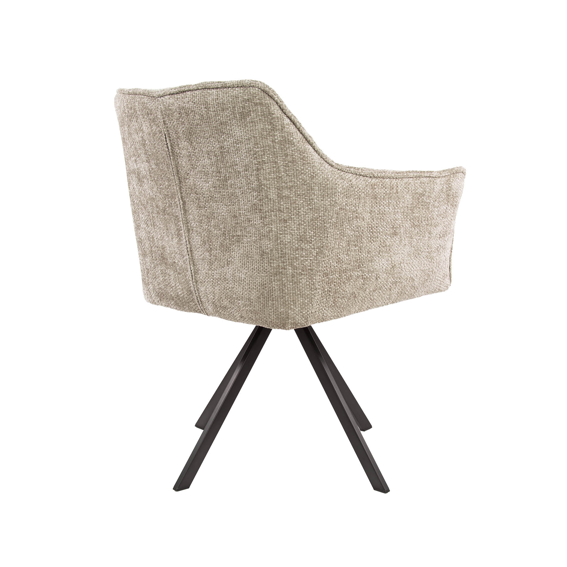 Draaibare Eetkamerstoel Raster Velvet – Rich Zand - Afbeelding 9
