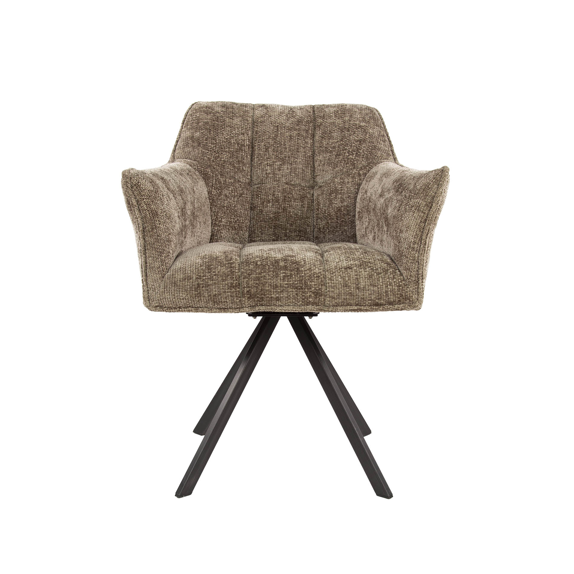 Draaibare Eetkamerstoel Raster Velvet – Rich Champagne - Afbeelding 5