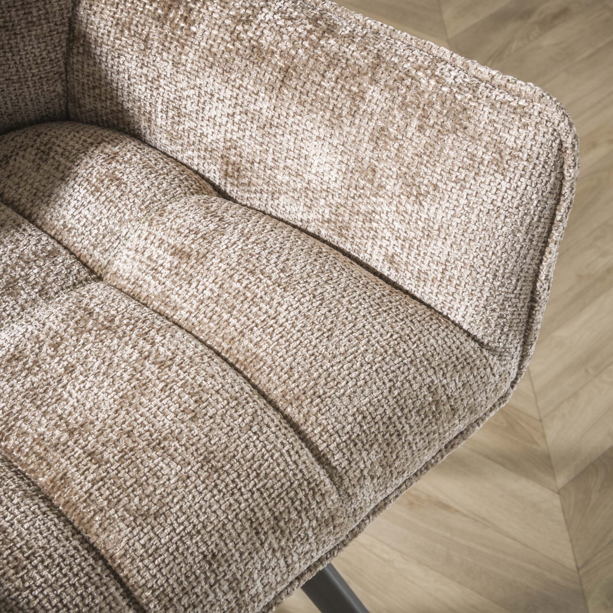 Draaibare Eetkamerstoel Raster Velvet – Rich Champagne - Afbeelding 2
