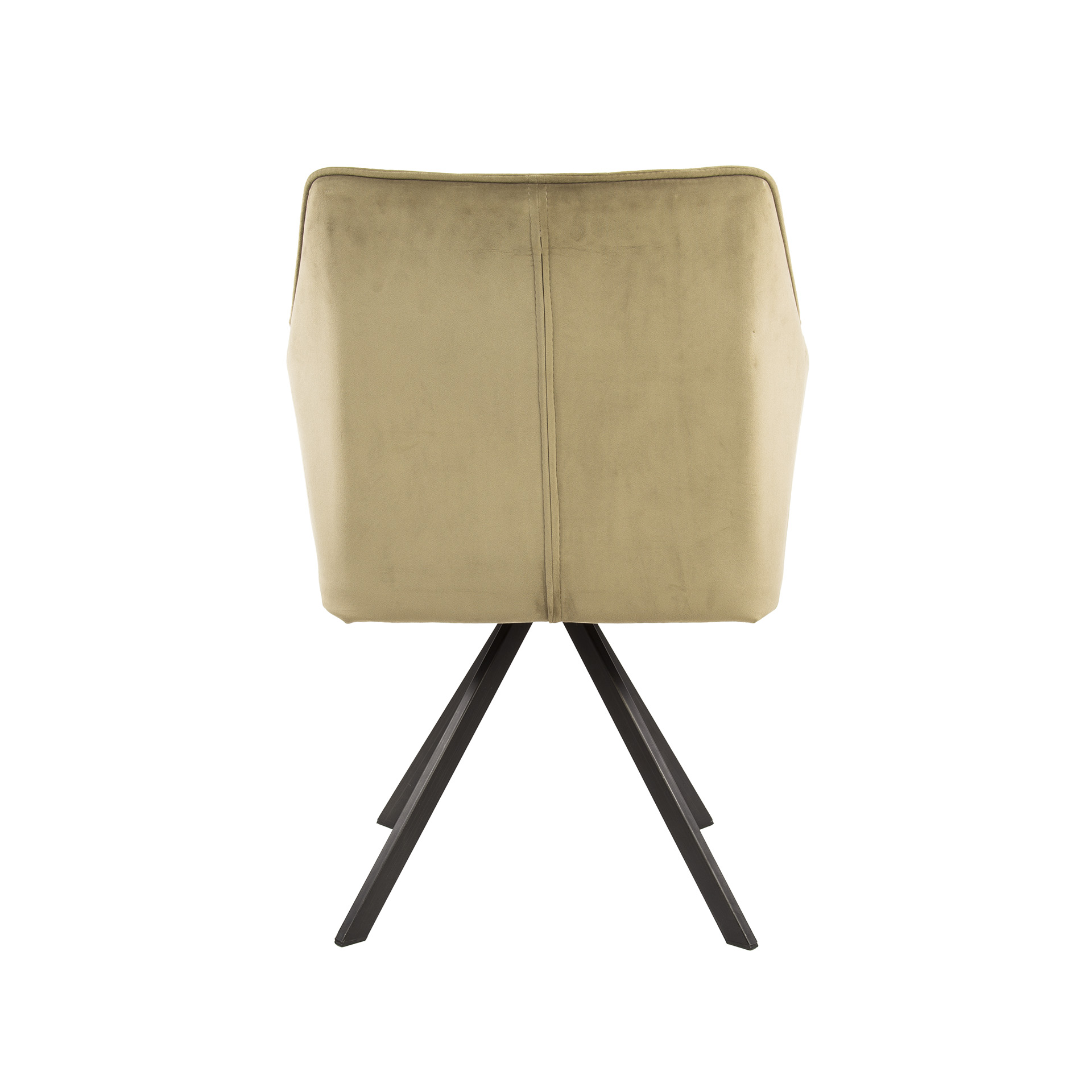Draaibare eetkamerstoel Raster Velvet - Champagne - Afbeelding 6