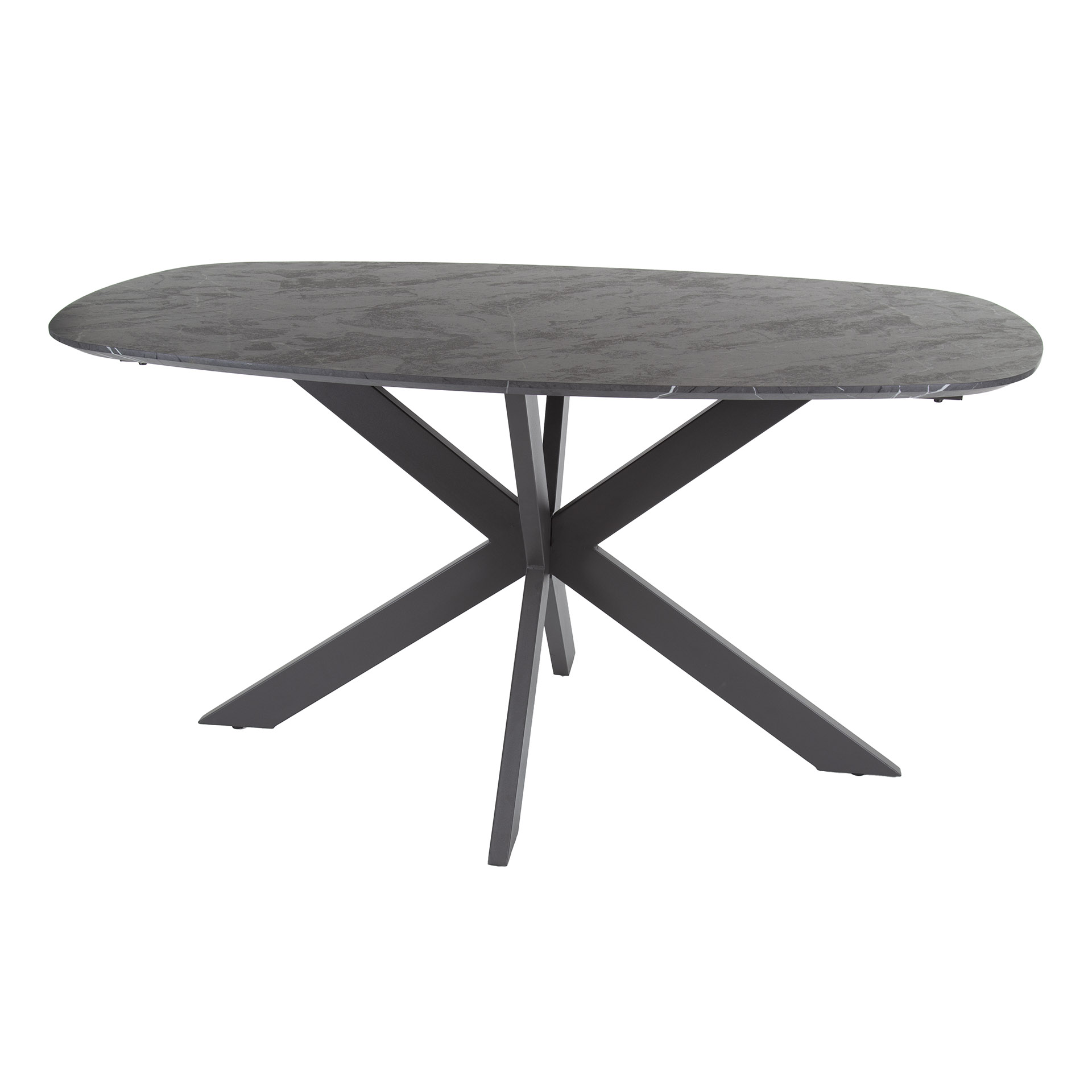 Deens Ovale Eettafel Mousa Keramieklook 150 x 90cm - Afbeelding 3