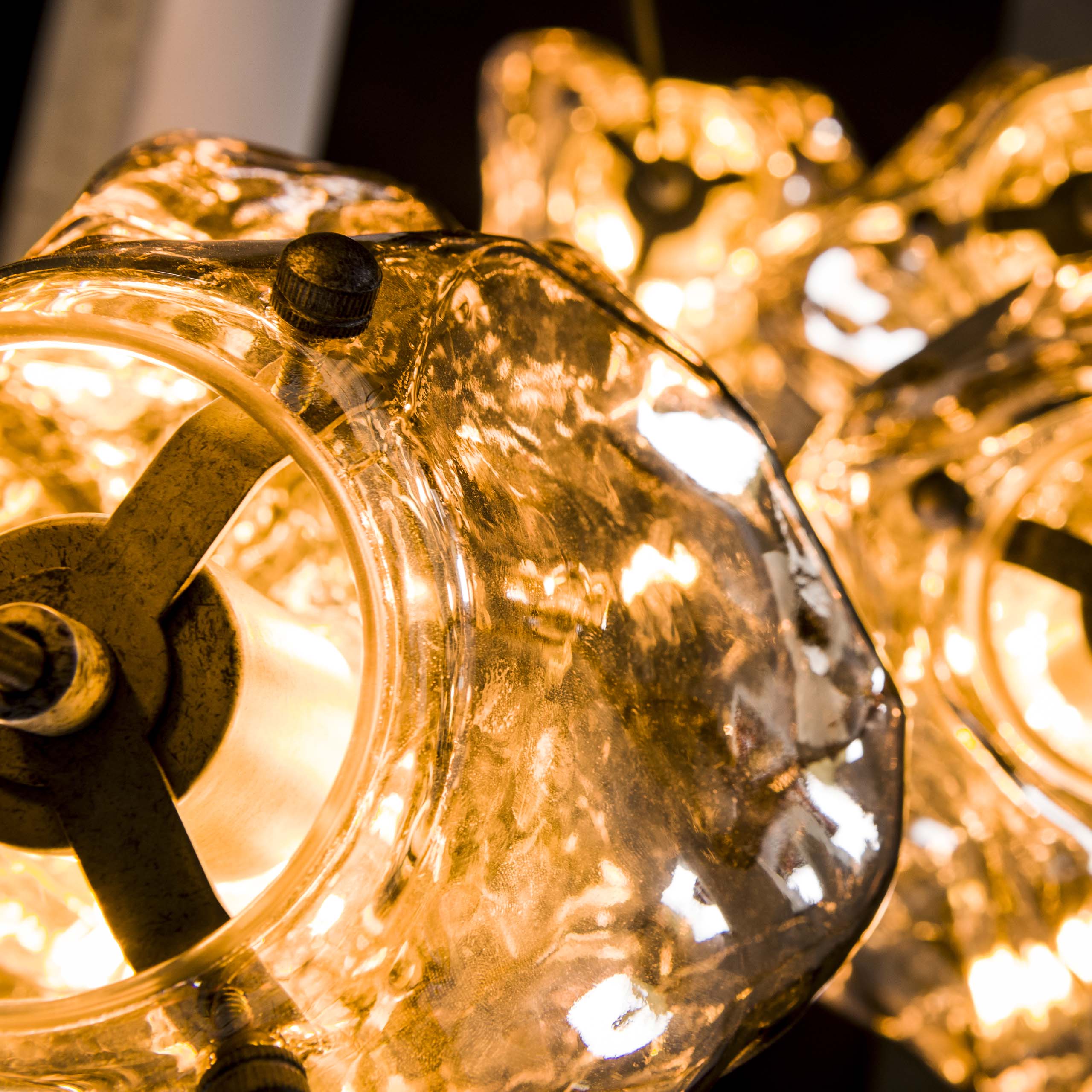 Hanglamp Rock Getrapt met 5 lampen Chromed Glass - Afbeelding 3