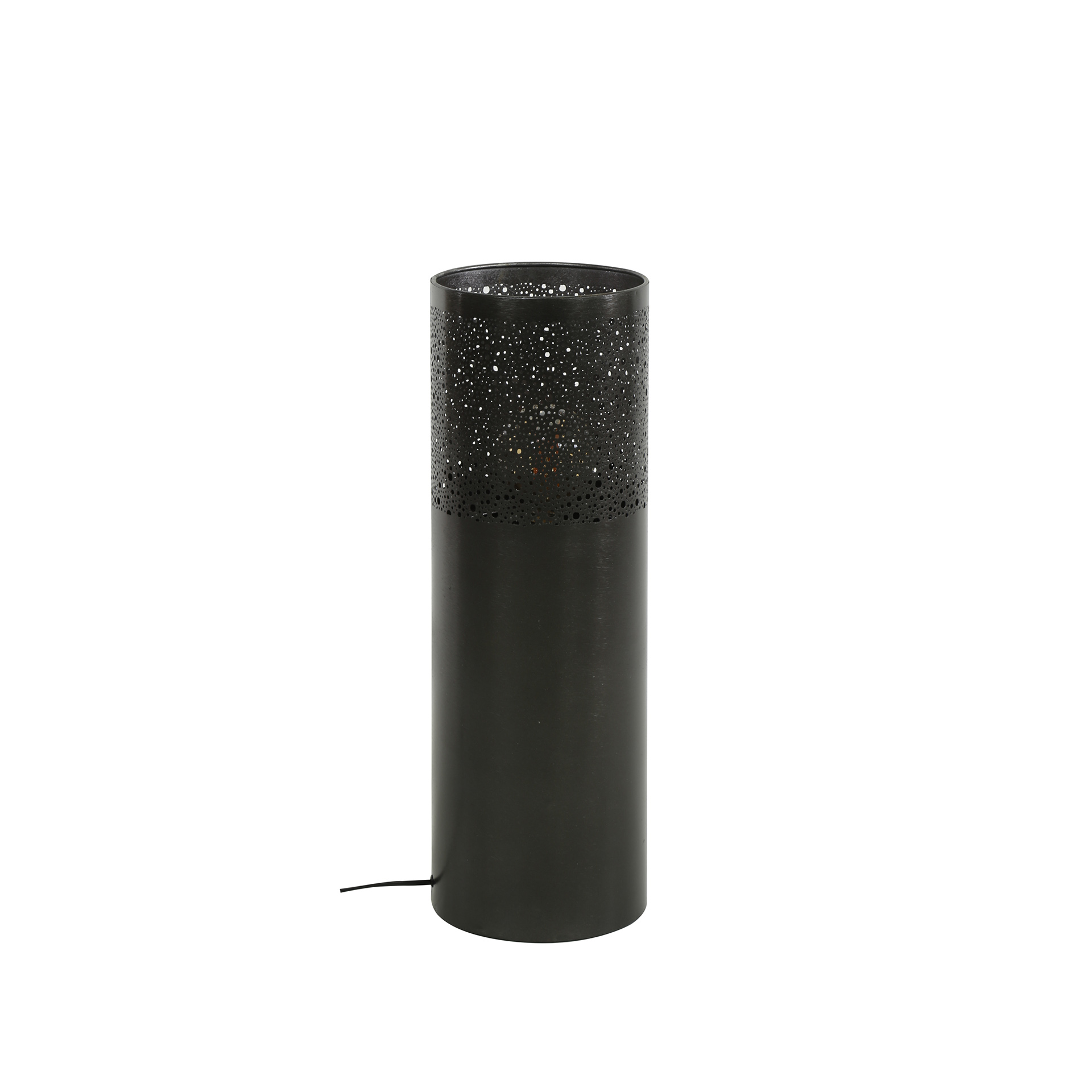Vloerlamp Cilinder Zwart Nikkel - 60 cm - Afbeelding 5