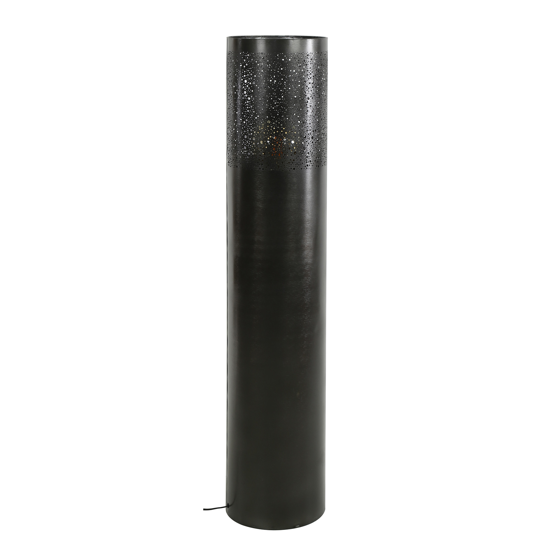 Vloerlamp Cilinder Zwart Nikkel - 120 cm - Afbeelding 5