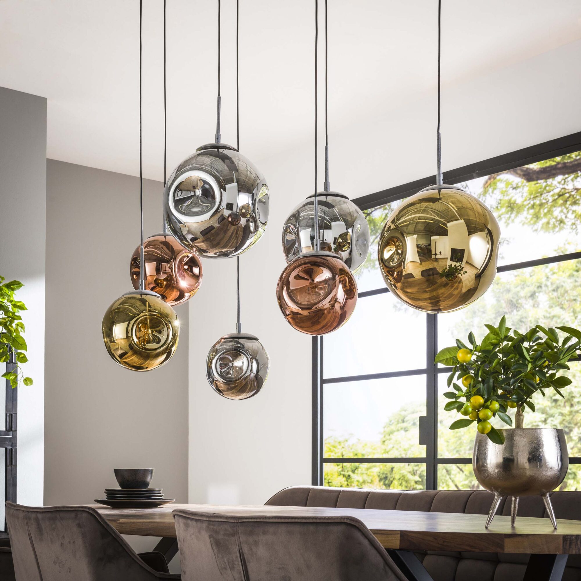 Hanglamp Stellar met 7 lampen - Ø25 cm - Afbeelding 2