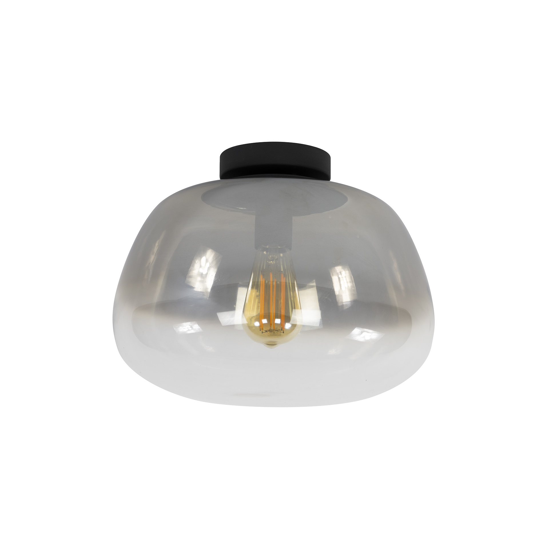 Plafondlamp Pulse Shaded 1-lichts - Smoke grey - Afbeelding 2