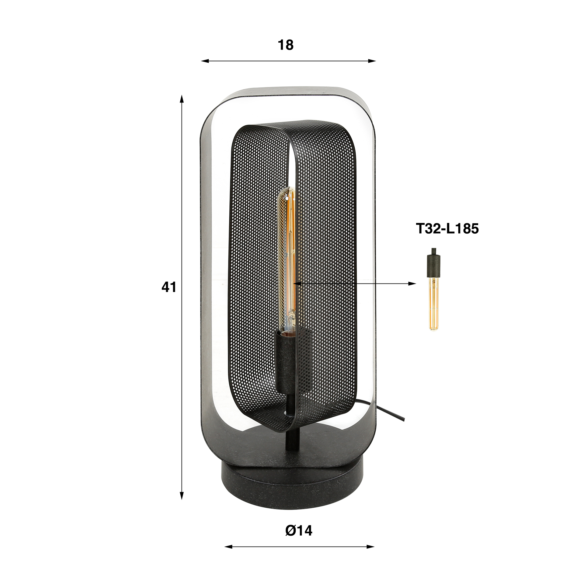Tafellamp Mesh Rotate - 1L - Afbeelding 4