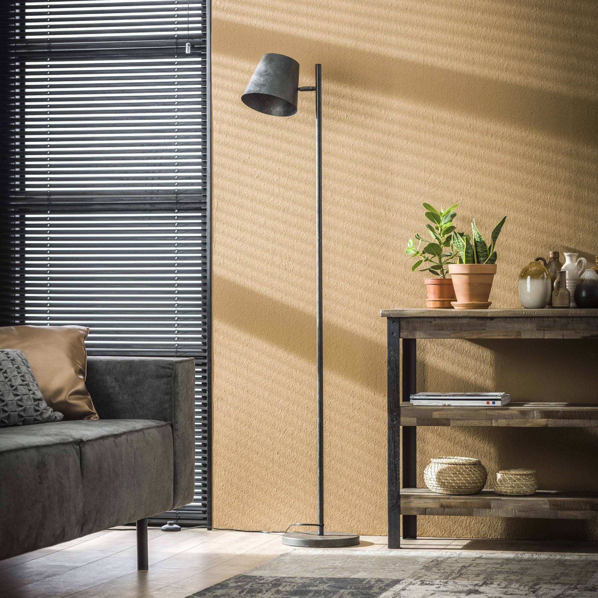 Vloerlamp Flex met verstelbare kap - 157 cm - Afbeelding 2