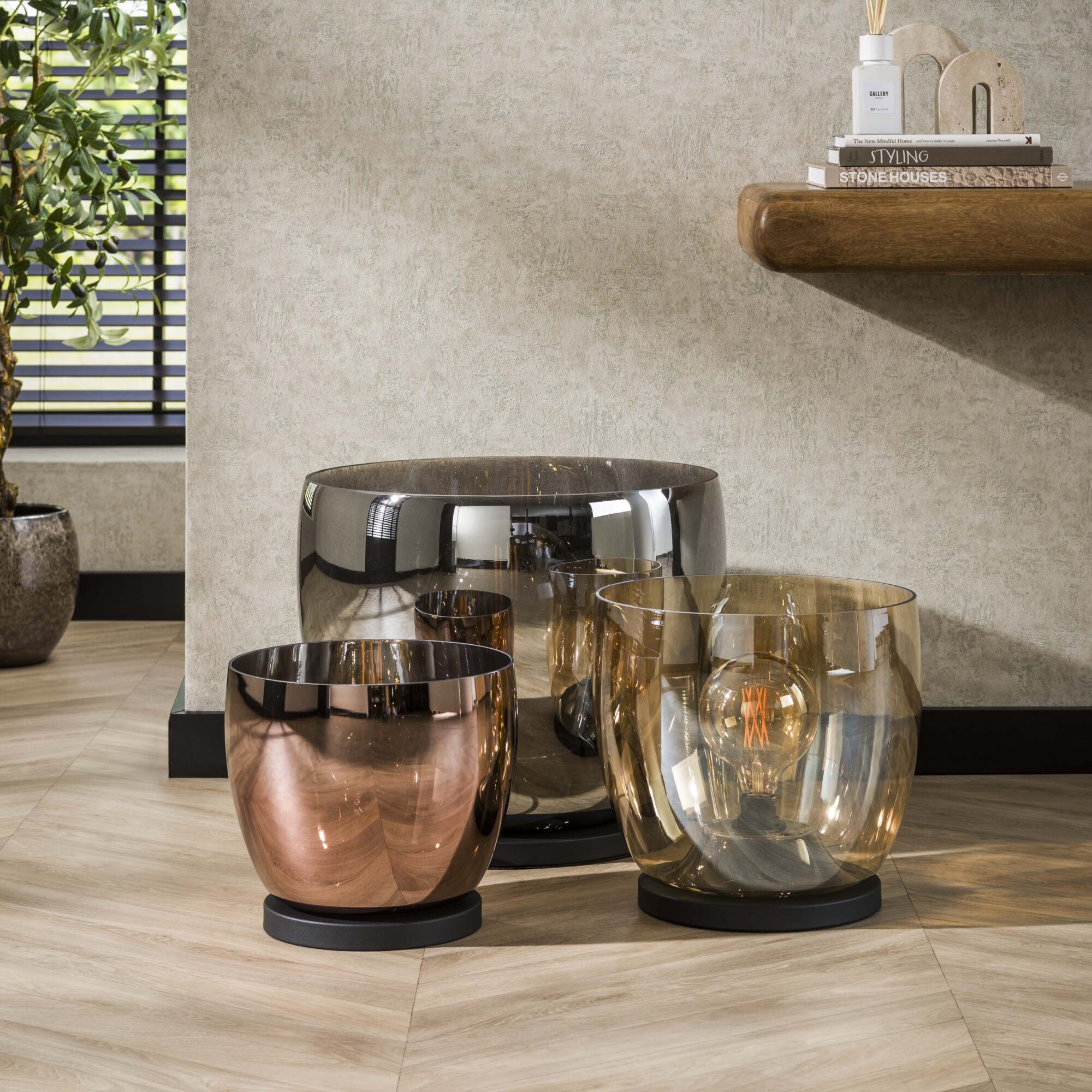 Vloerlamp UP XL - Koper Glas - Afbeelding 8