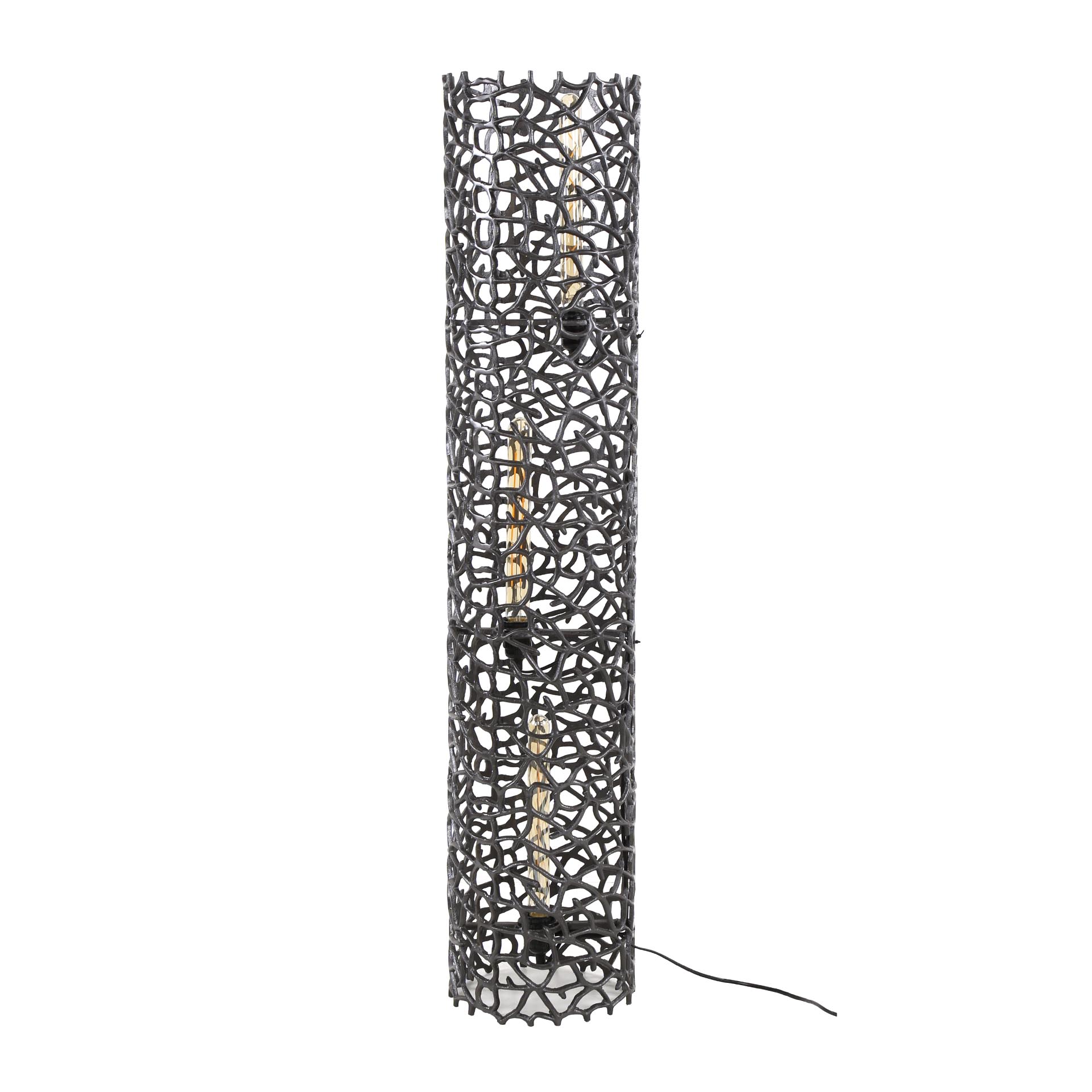 Vloerlamp Weaver Zwart Nikkel - 122 cm - Afbeelding 6