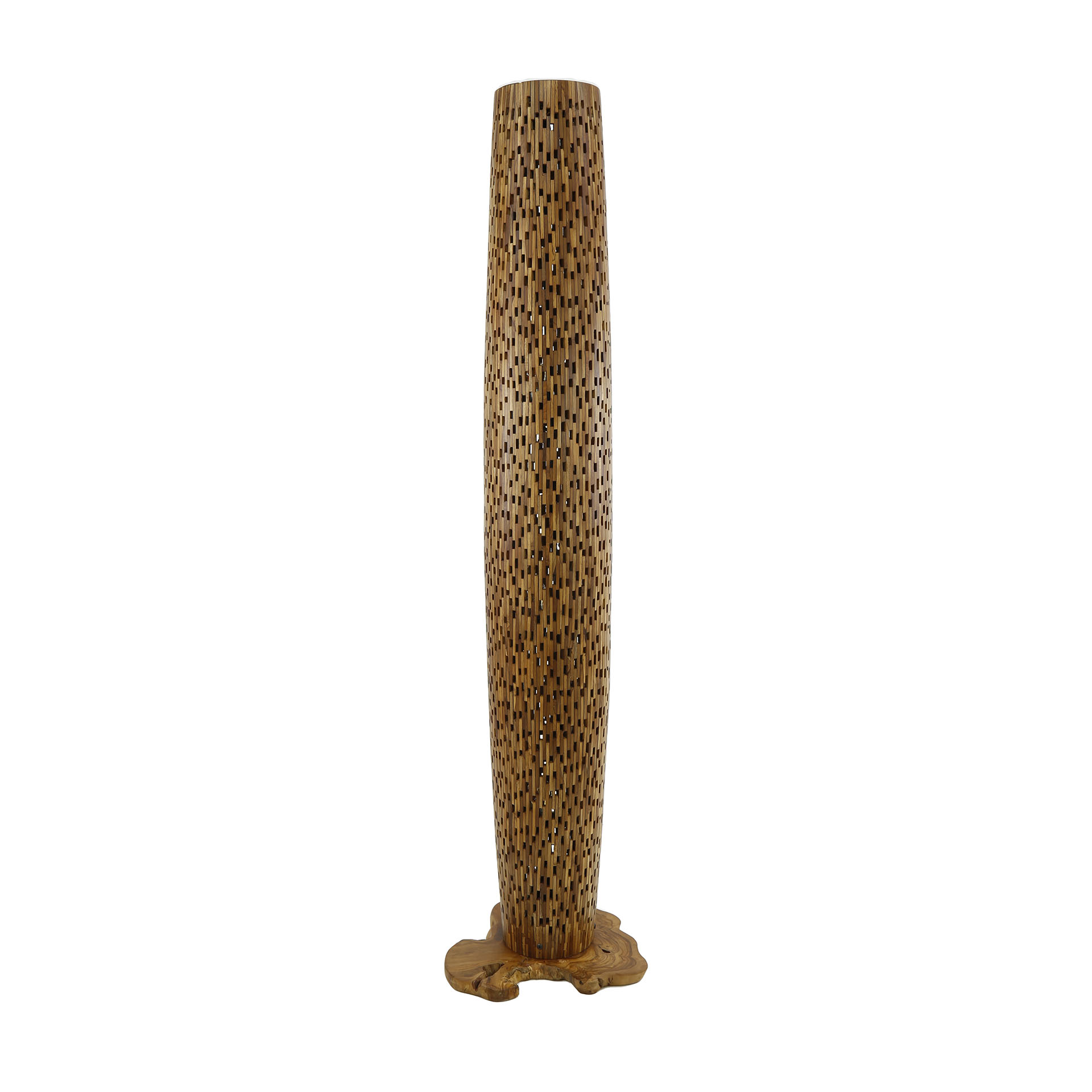 Vloerlamp Bars Large 184cm 4 lampen Teakhout - Afbeelding 7