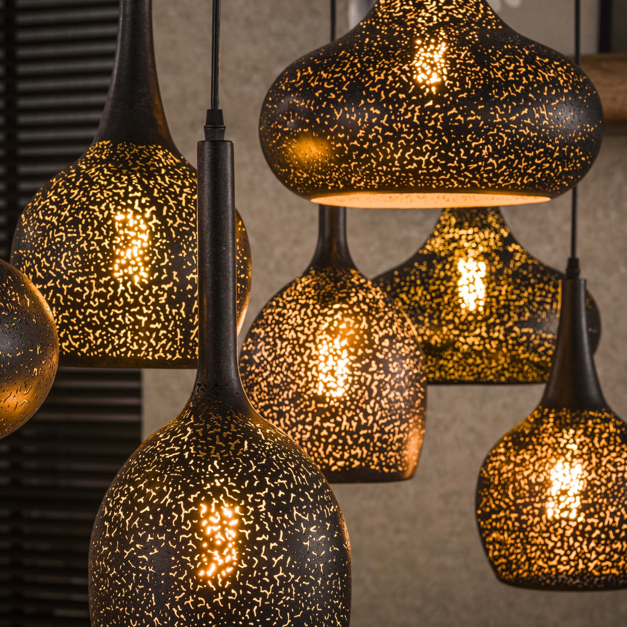 Hanglamp Zip Mix - 4+3 Lampen - Afbeelding 3