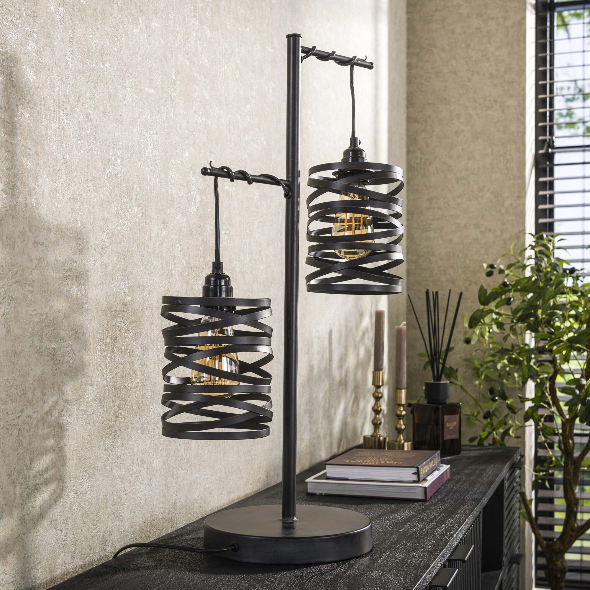 Tafellamp Spindle - 2 lamp - Afbeelding 2
