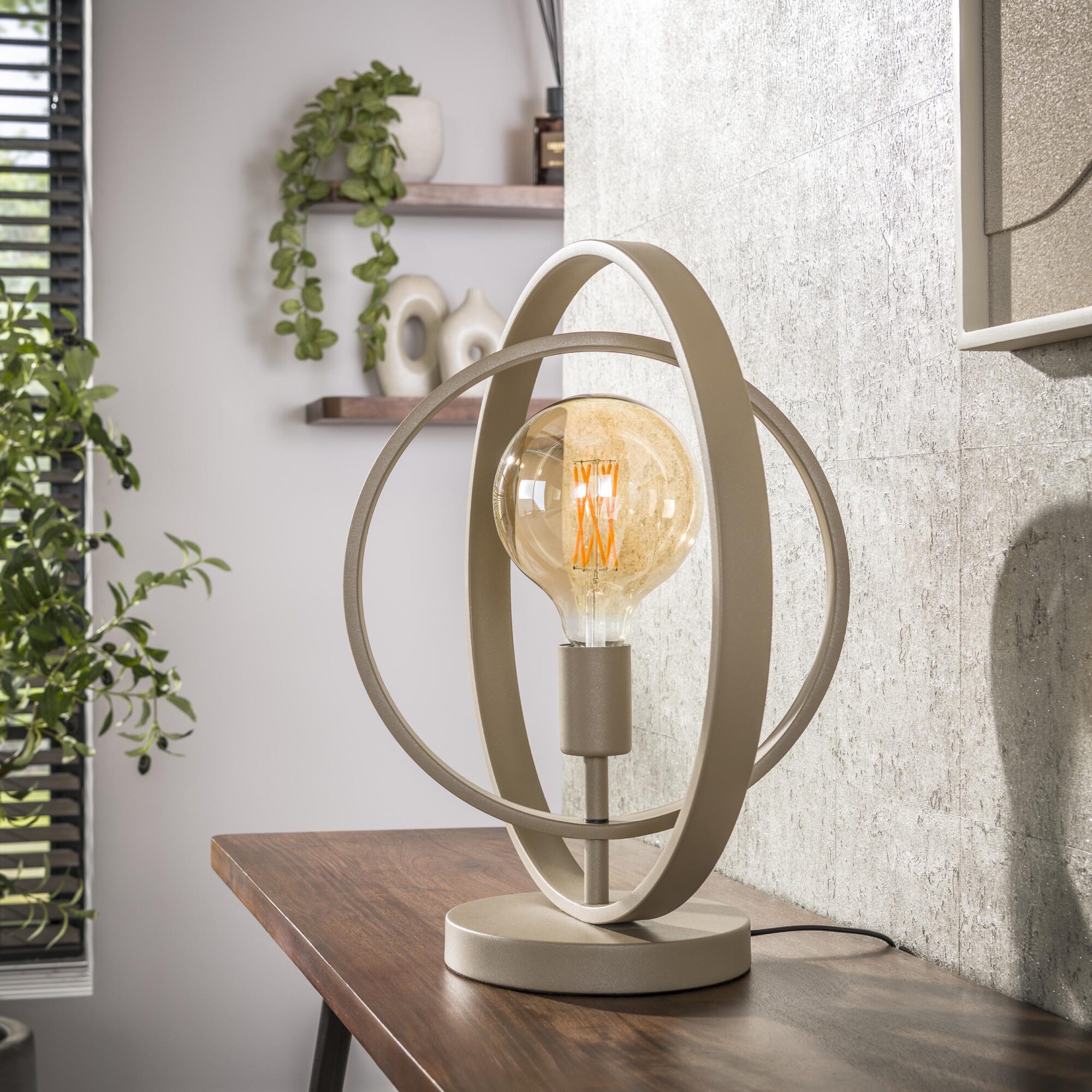 Tafellamp Turn Around - 1 lamp - Beige - Afbeelding 2