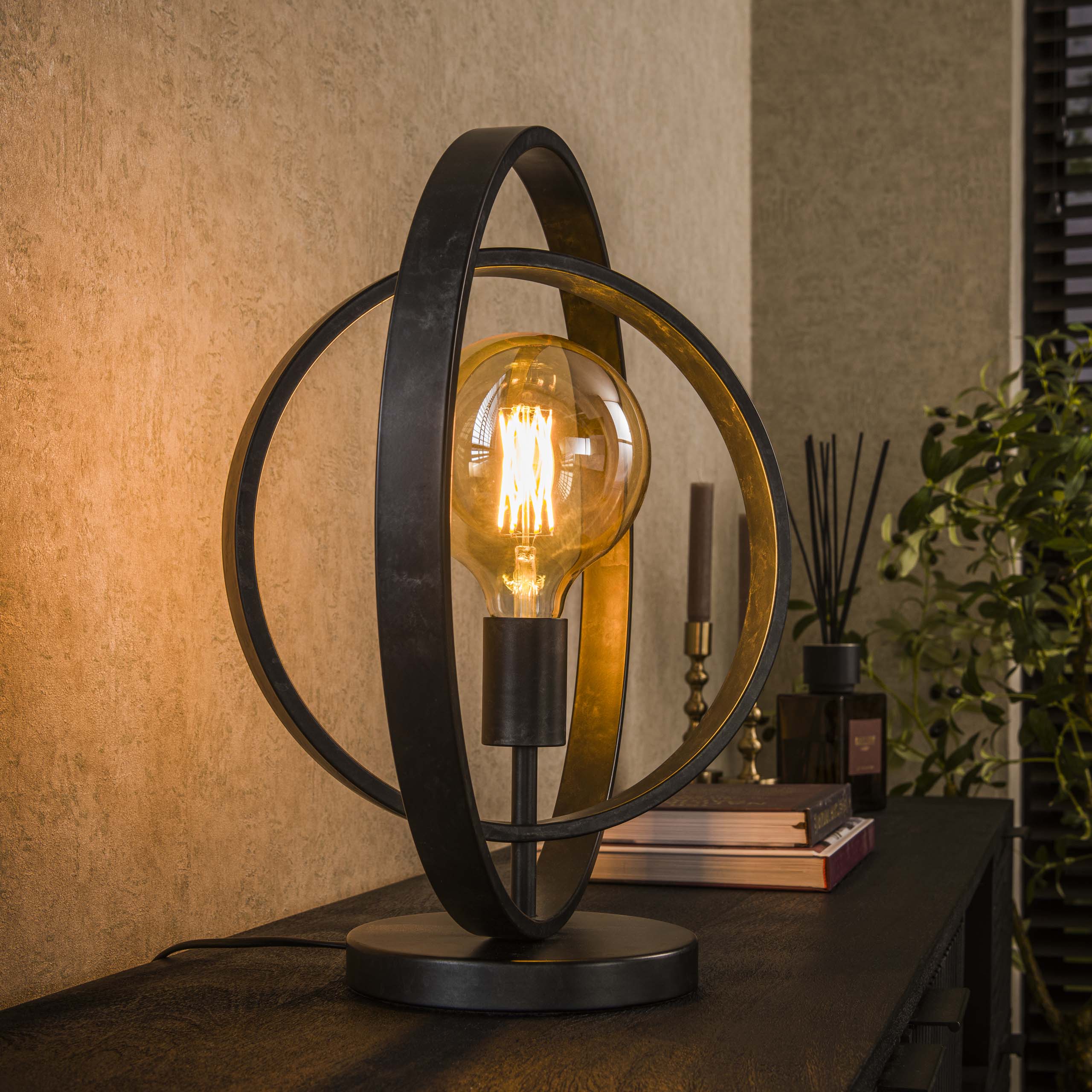 Tafellamp Turn Around - 1 lamp - Charcoal