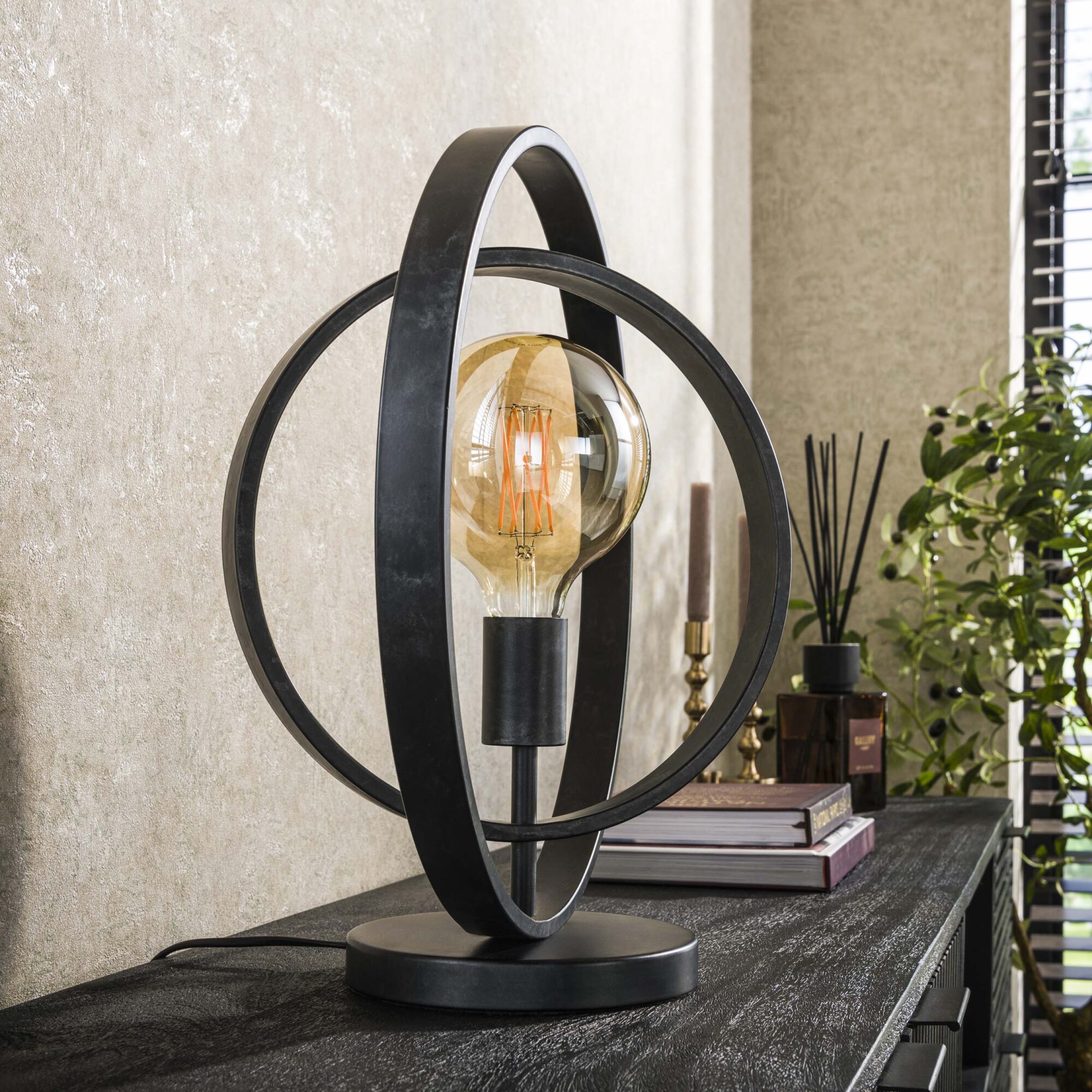 Tafellamp Turn Around - 1 lamp - Charcoal - Afbeelding 2