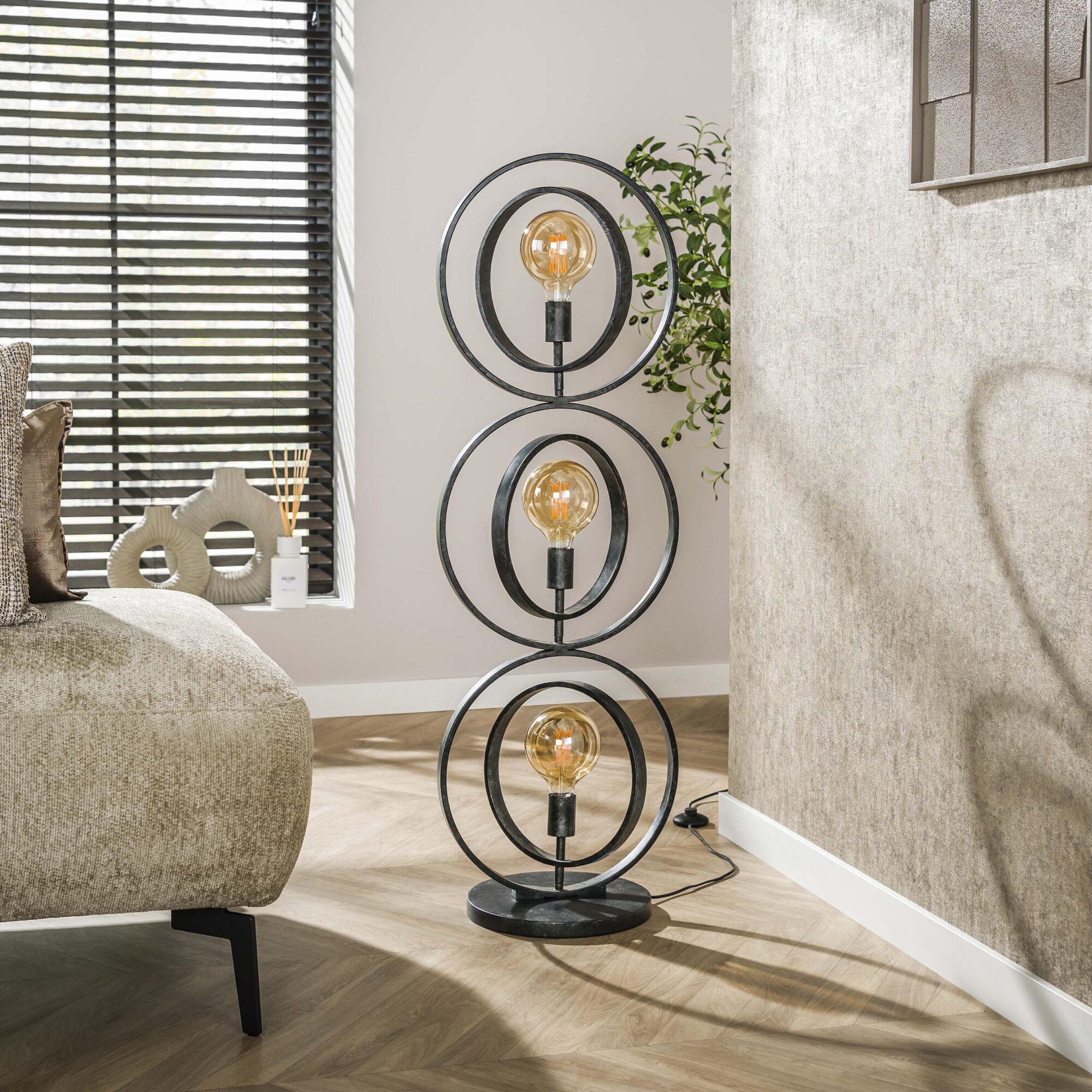 Vloerlamp Turn Around - 3 lampen - Afbeelding 2