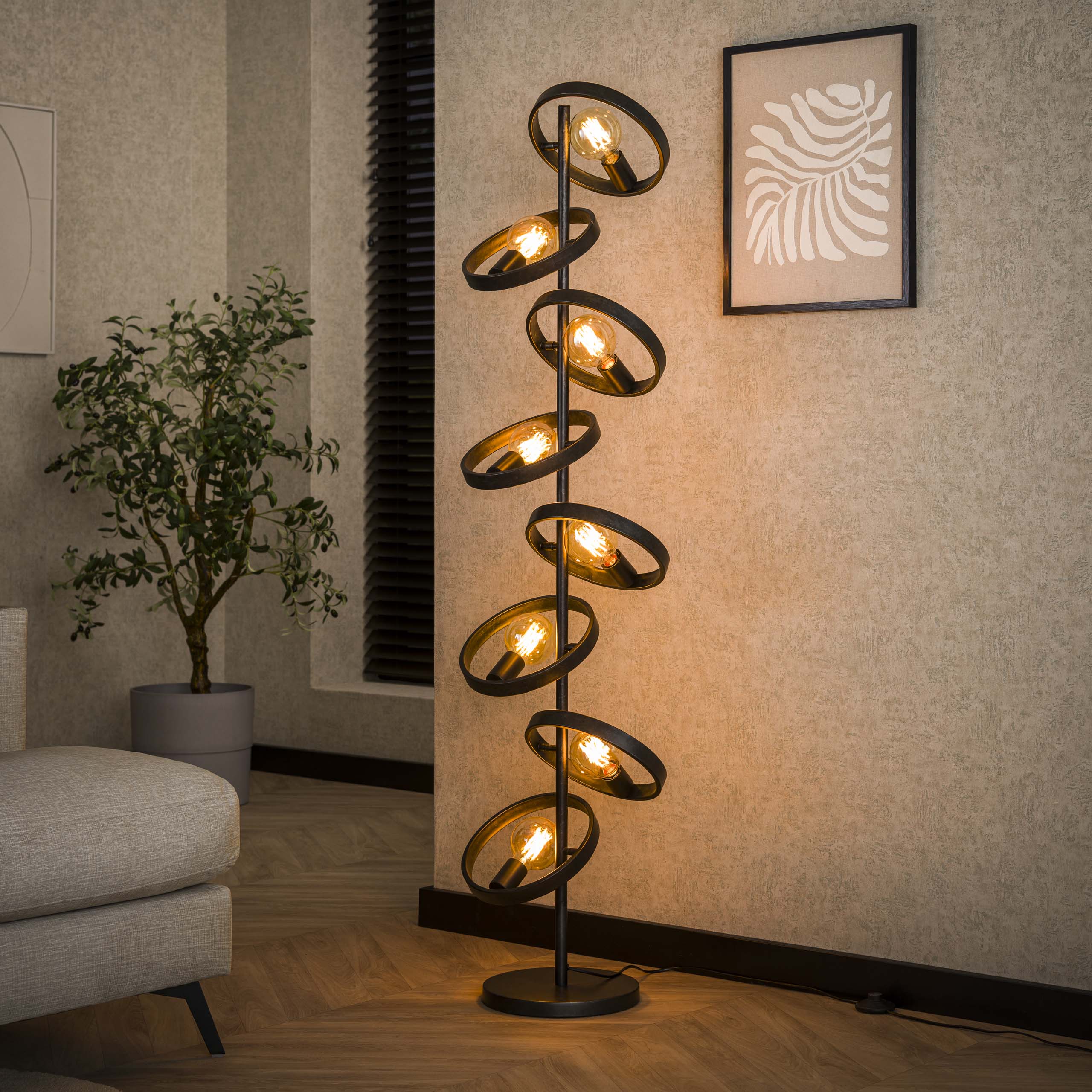 Vloerlamp Hover - 8 lampen