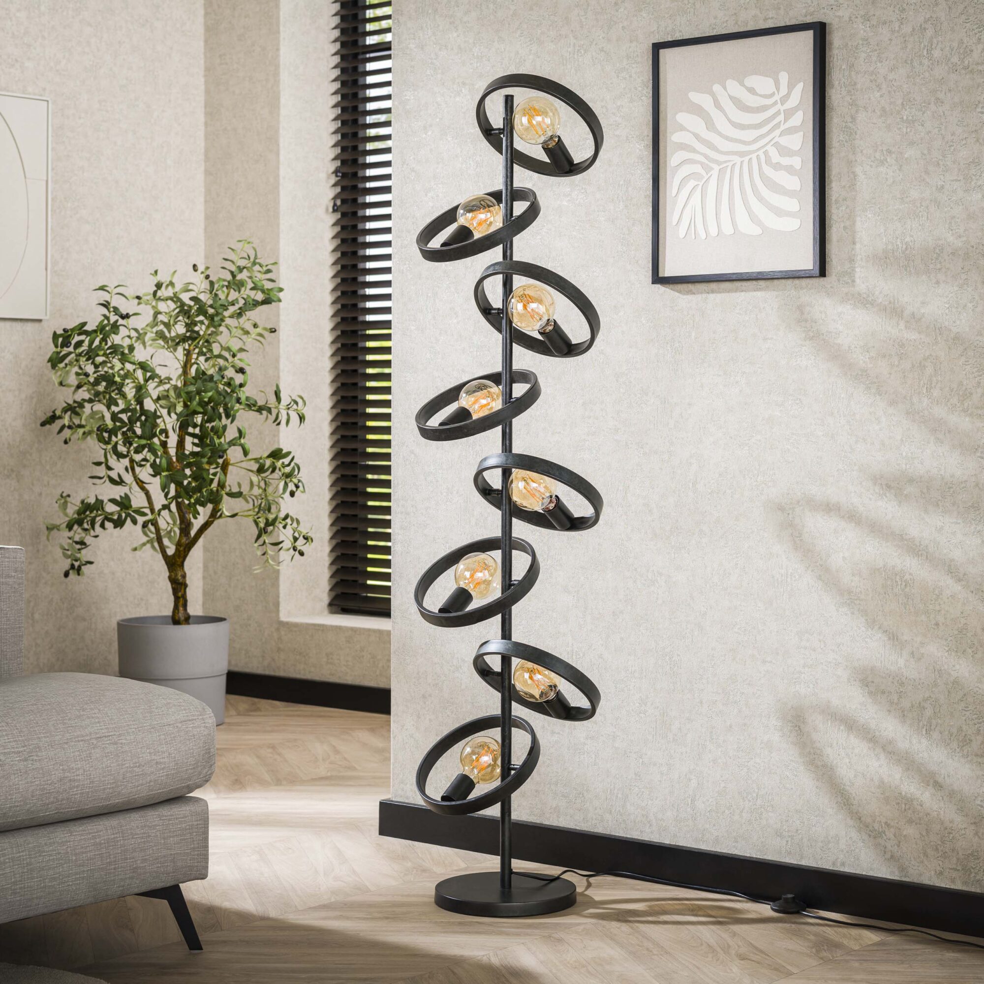 Vloerlamp Hover - 8 lampen - Afbeelding 2