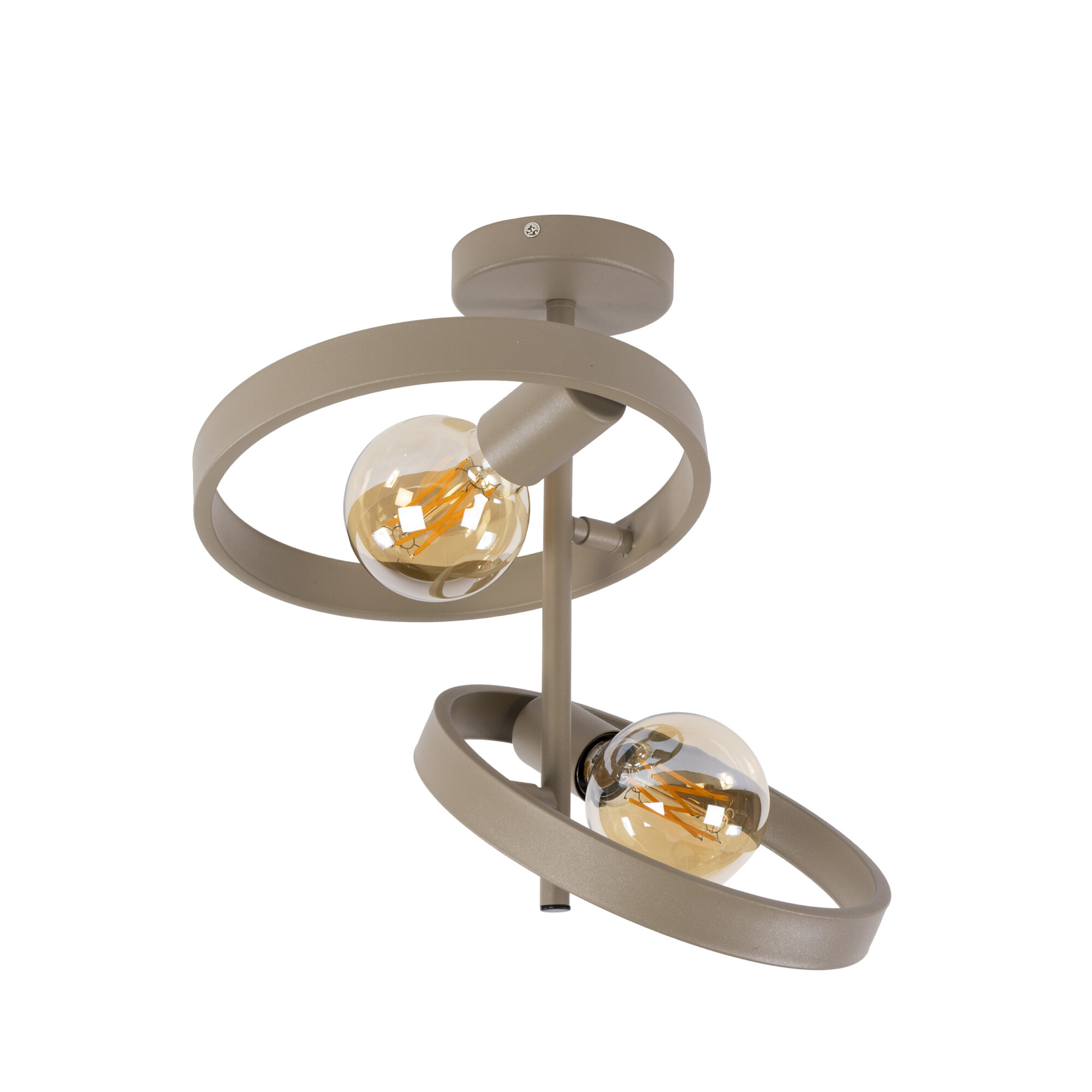 Plafondlamp Hover - 2 lampen - Beige - Afbeelding 2