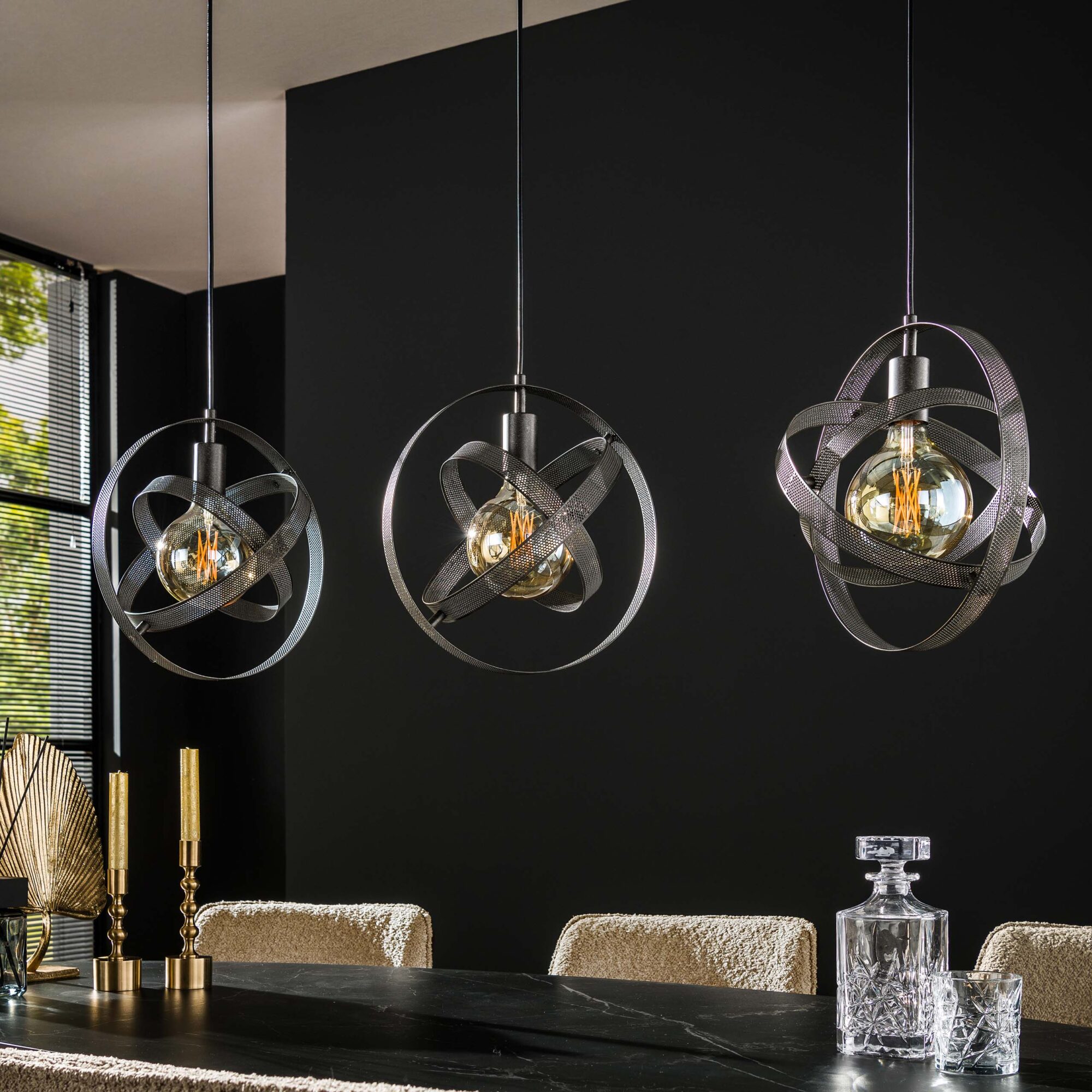Hanglamp 3L cosmos mesh - Afbeelding 2