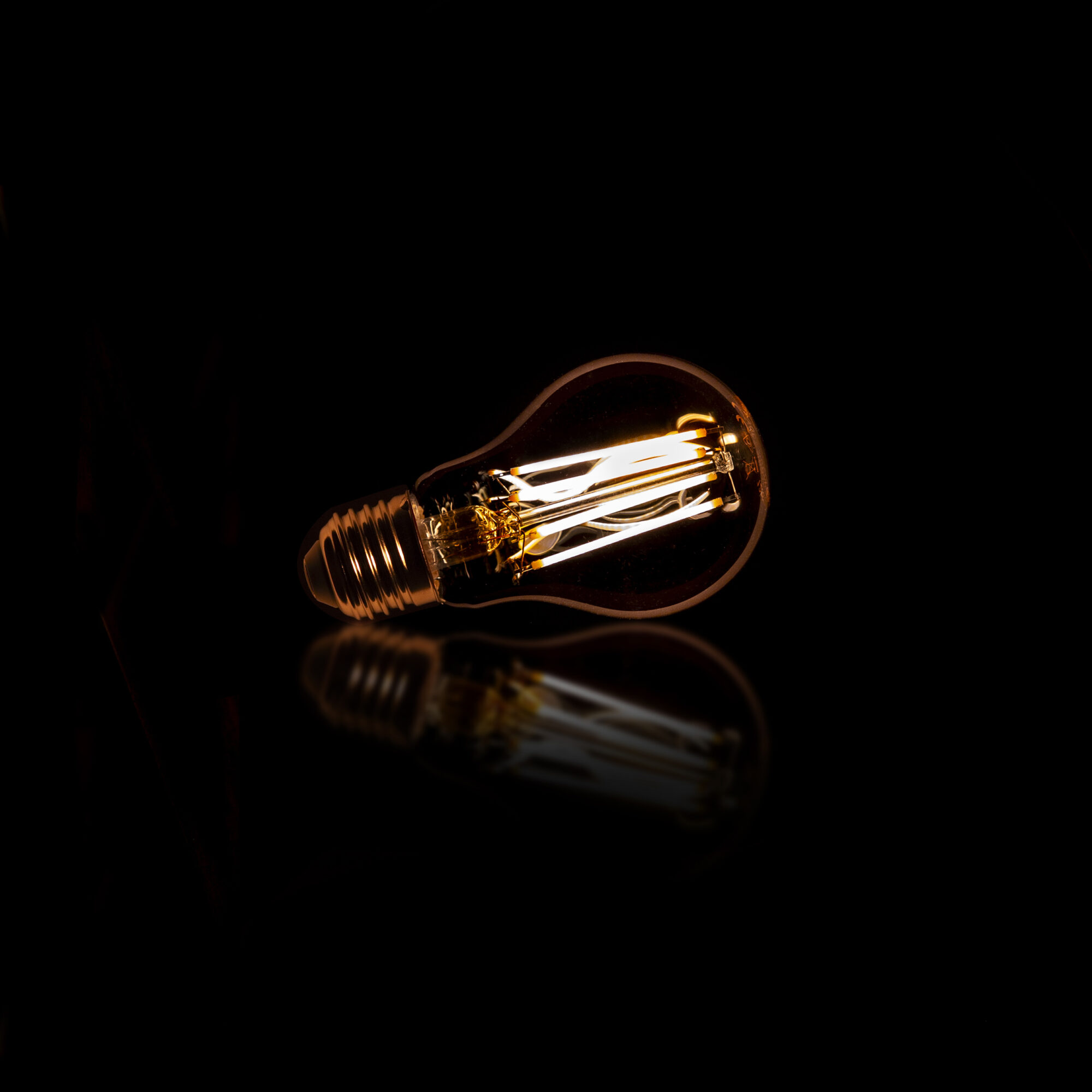 Kooldraadlamp Peer 6.4cm Amberkleurig dimbaar - Afbeelding 2
