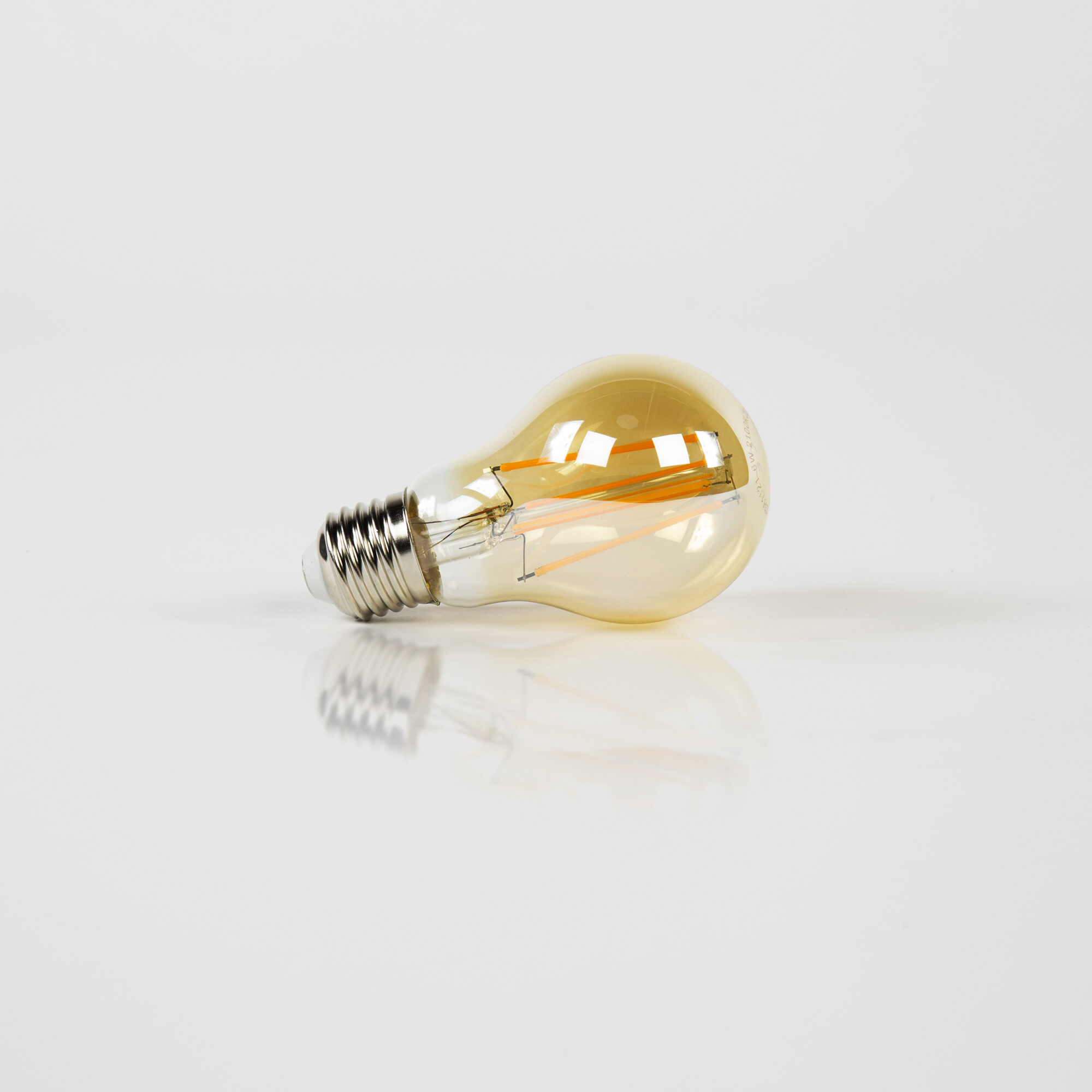 Kooldraadlamp Peer 6.4cm Amberkleurig dimbaar - Afbeelding 3