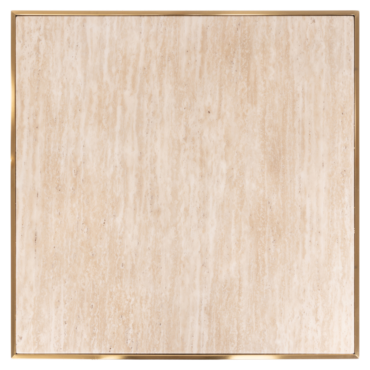 Vierkante Bistrotafel Brazza Marmerlook, 70 x 70cm - Afbeelding 4