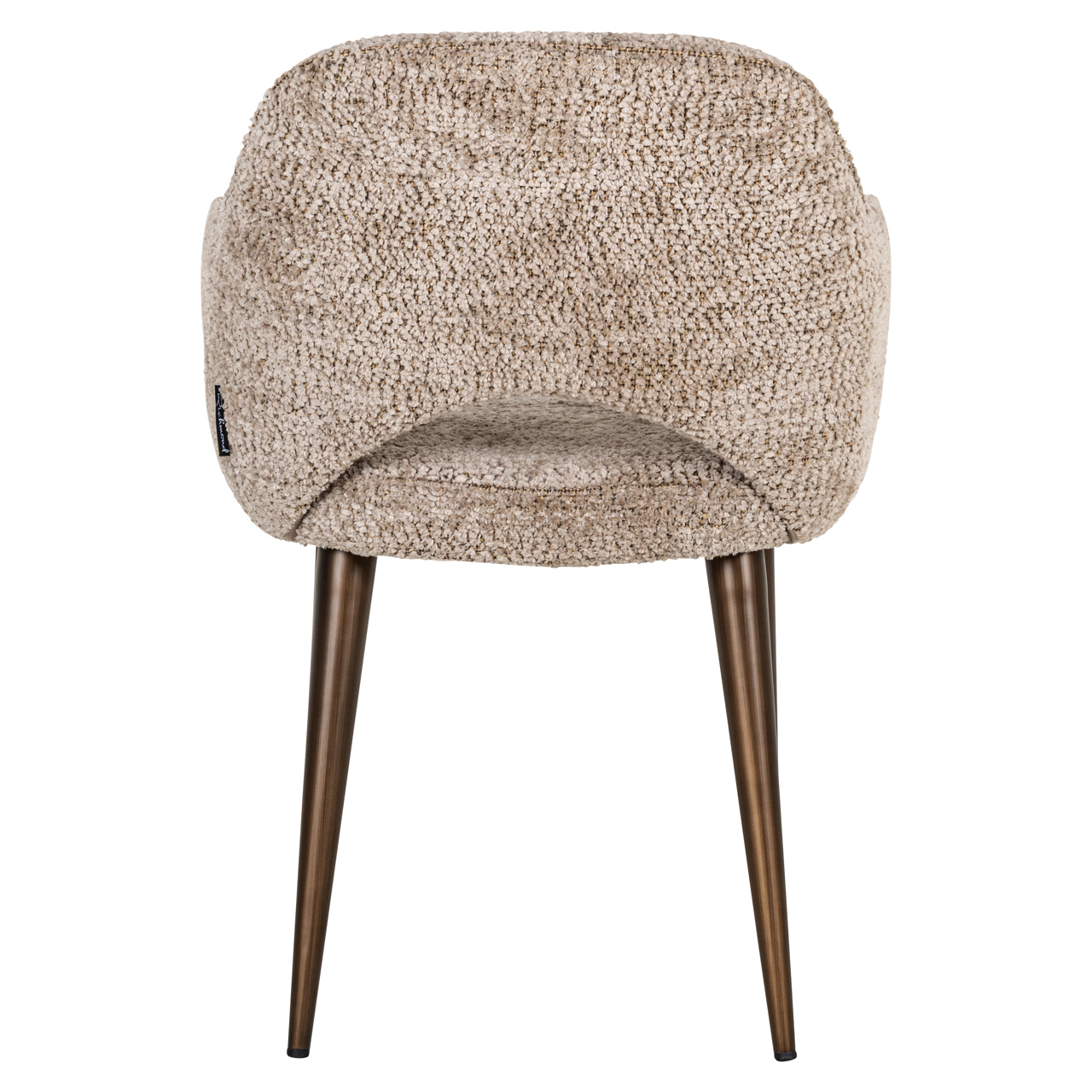 Eetkamerstoel Delphina Chenille Naturel - Afbeelding 5