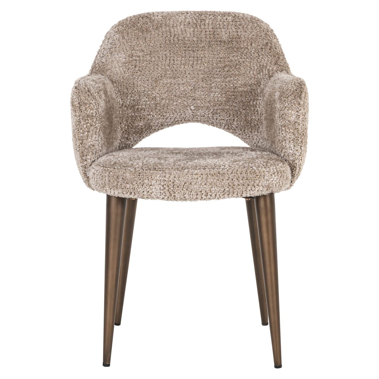 Eetkamerstoel Delphina Chenille Naturel - Afbeelding 3