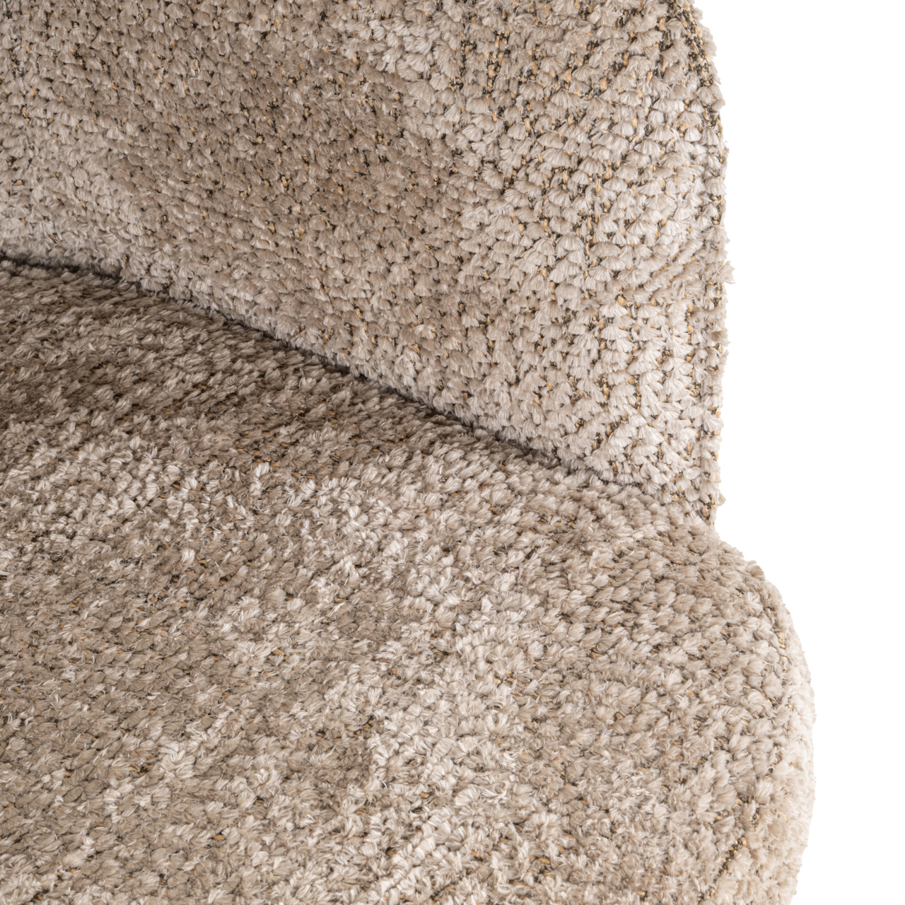 Eetkamerstoel Delphina Chenille Naturel - Afbeelding 6
