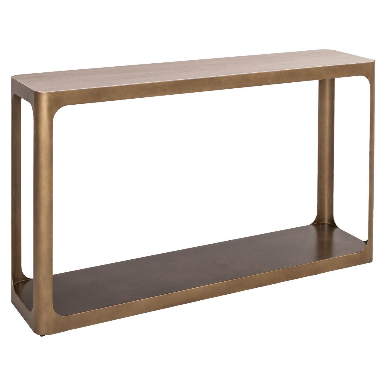 Sidetable Claridge Keramiek Glas en ijzer 140cm