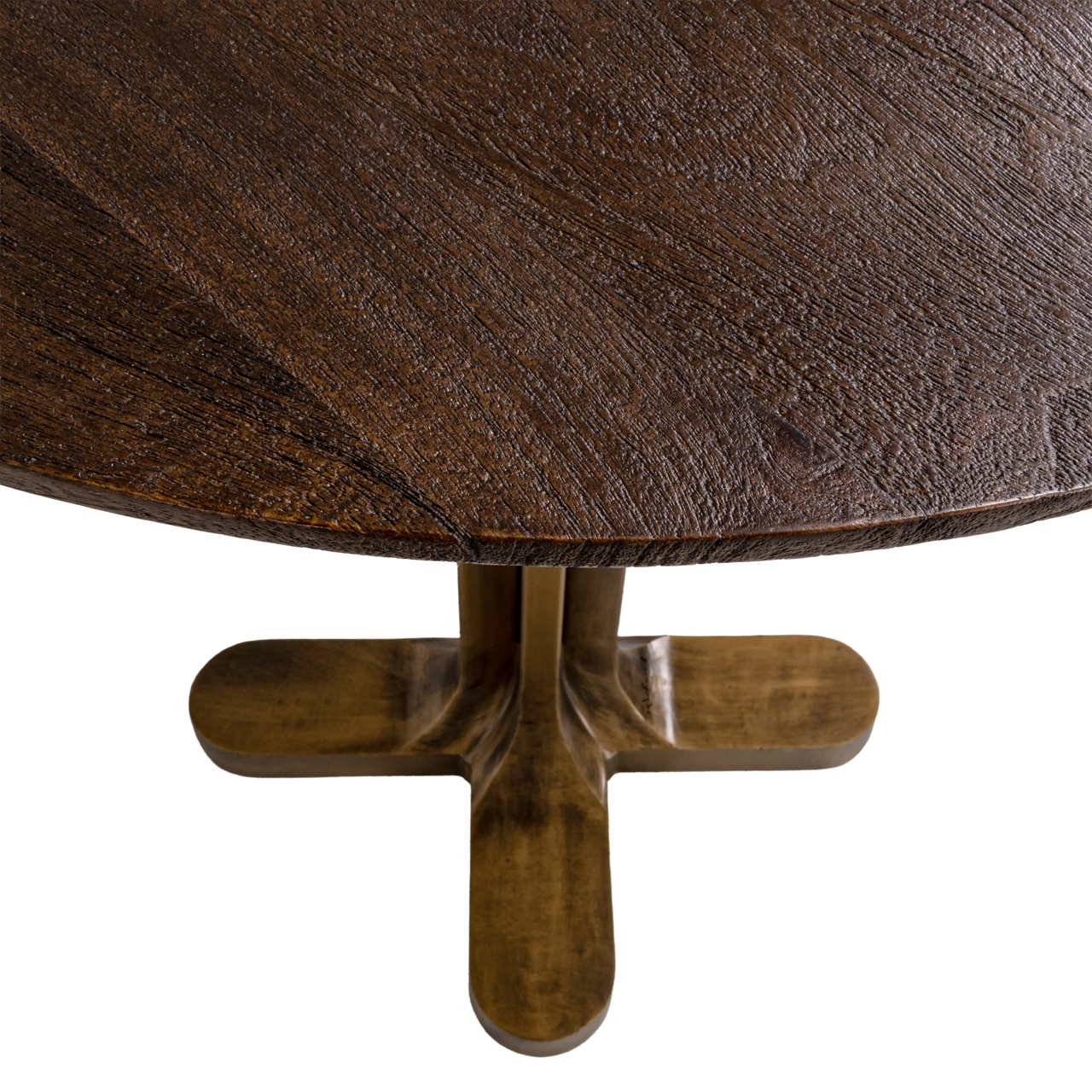 Ronde Bistrotafel Revelin Mangohout, 75cm - Afbeelding 5