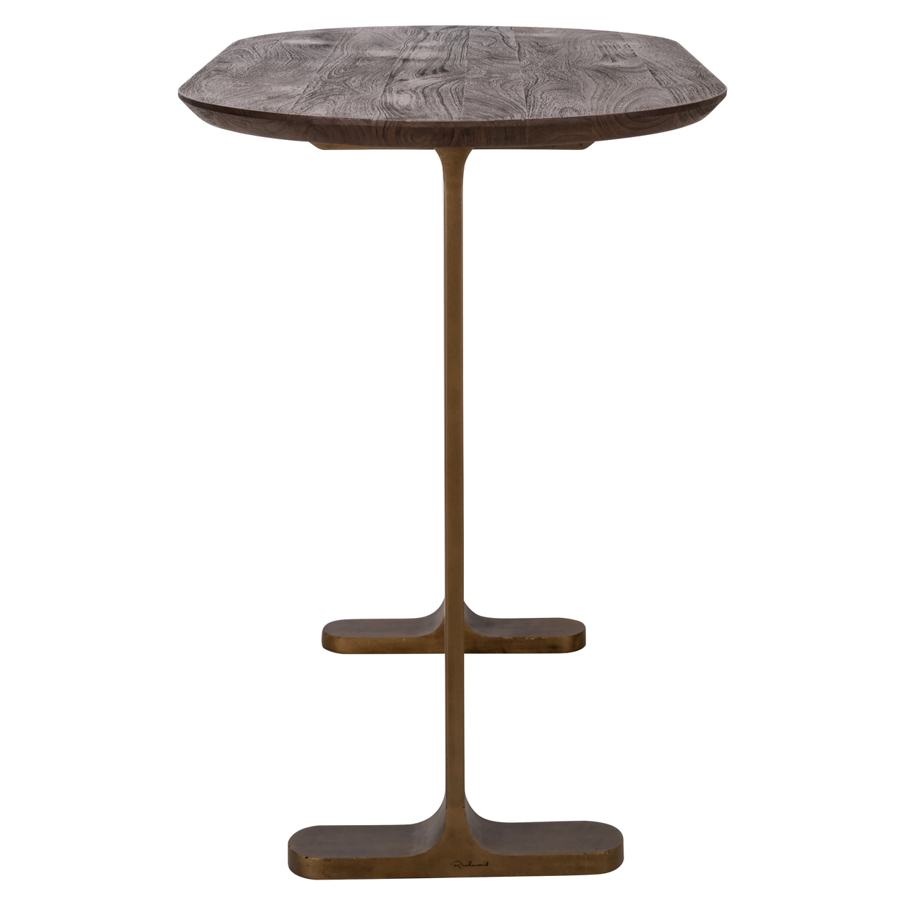 Ronde Bartafel Revelin Mangohout 80cm - Bruin - Afbeelding 3