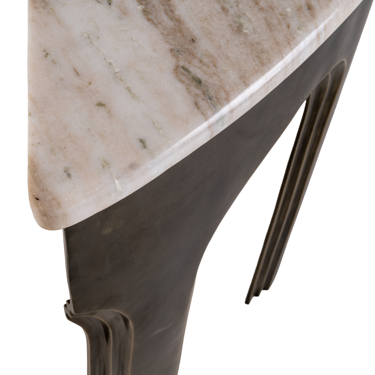 Sidetable Sanchis Marmer en Brass Antique 140cm - Afbeelding 5