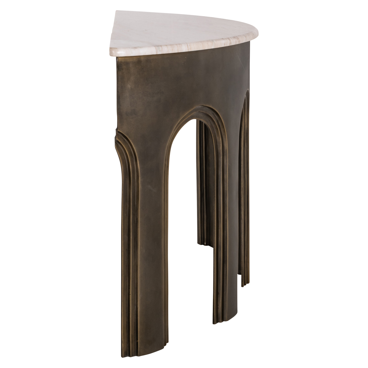 Sidetable Sanchis Marmer en Brass Antique 140cm - Afbeelding 3