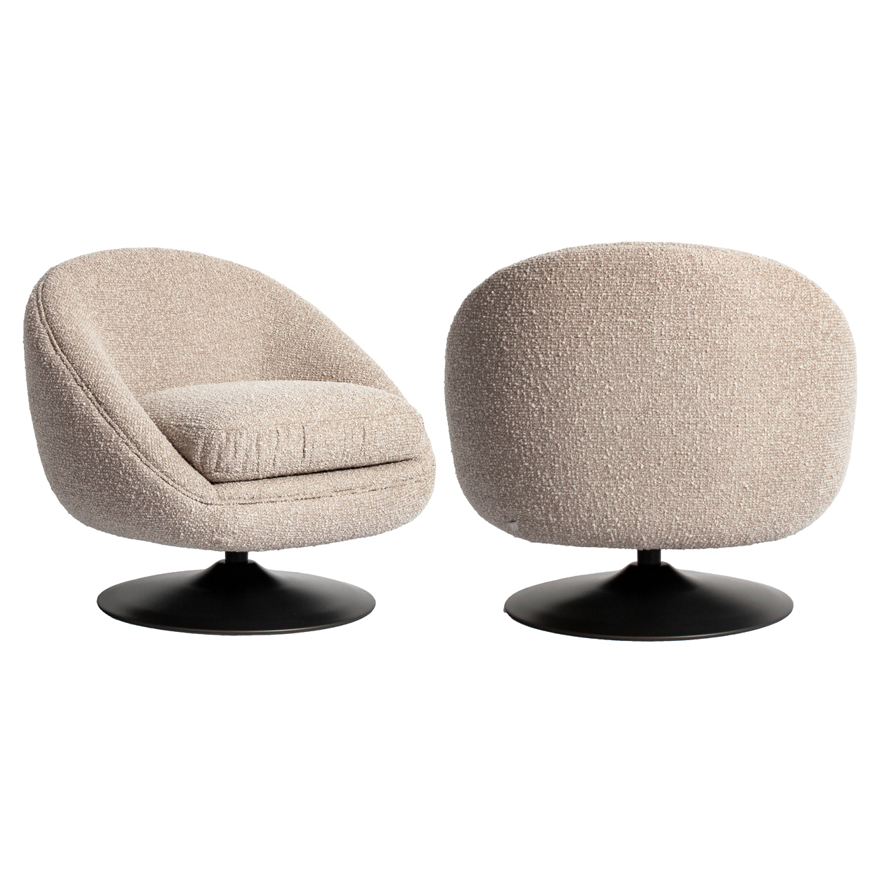 Draaibare Fauteuil Nodo - Naturel
