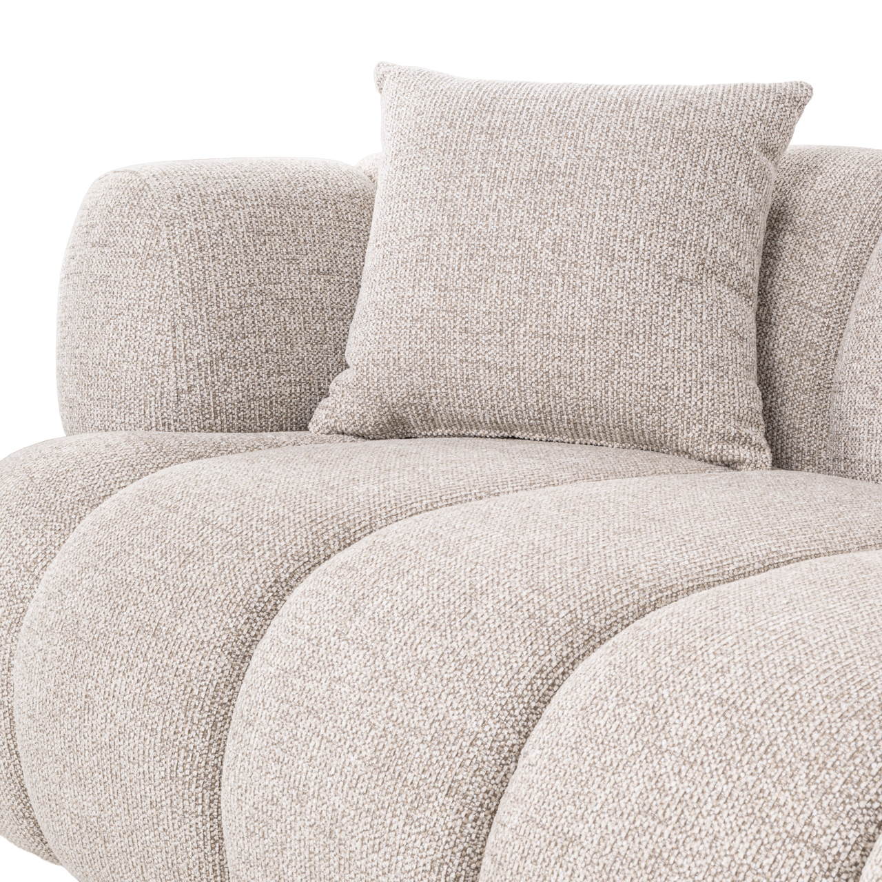 Organische Bank Amelia Geweven stof - Naturel - Afbeelding 5