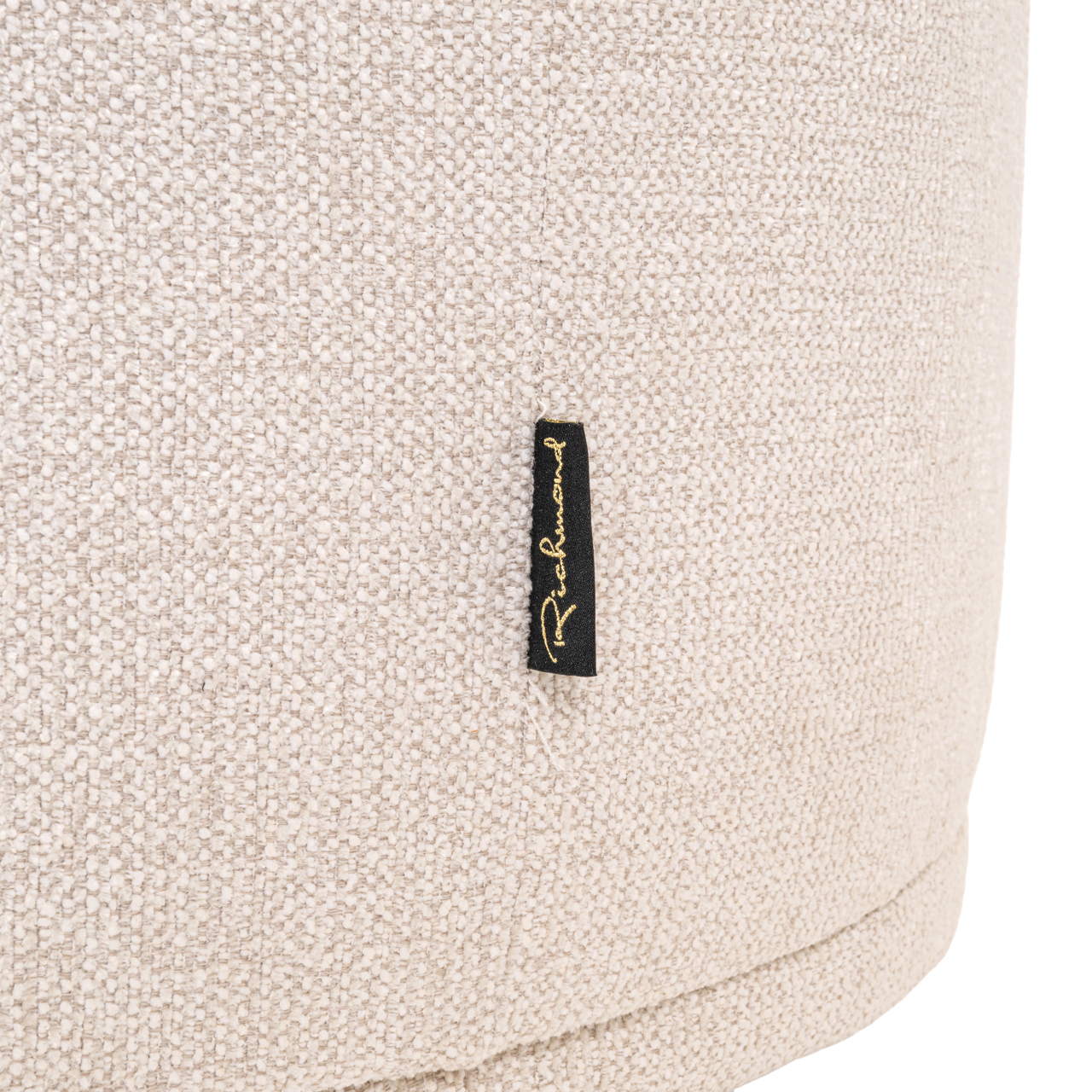 Chaise Longue Emma Geweven stof Crème - Afbeelding 5
