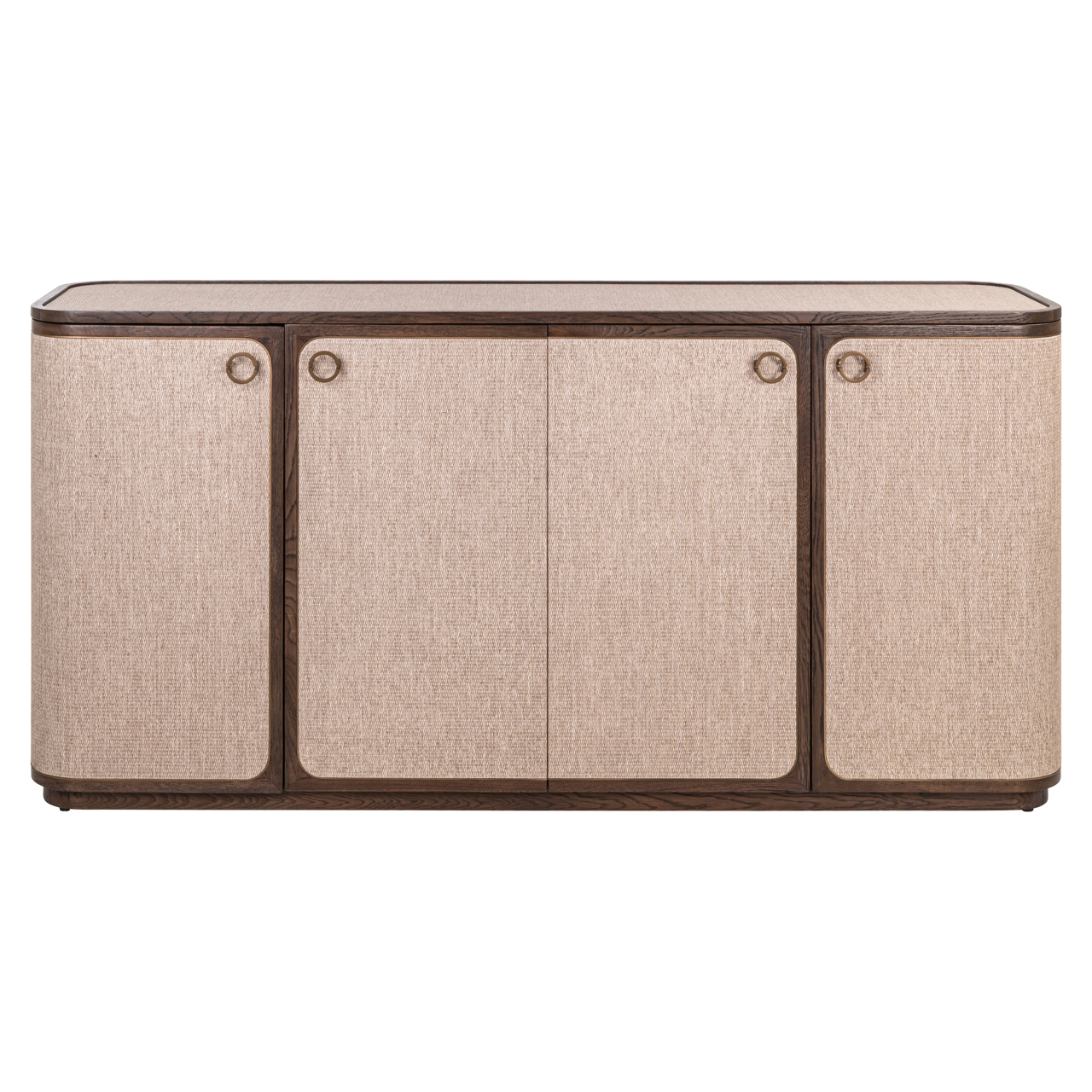 Dressoir Willox Linnen en eiken 180cm - Afbeelding 2