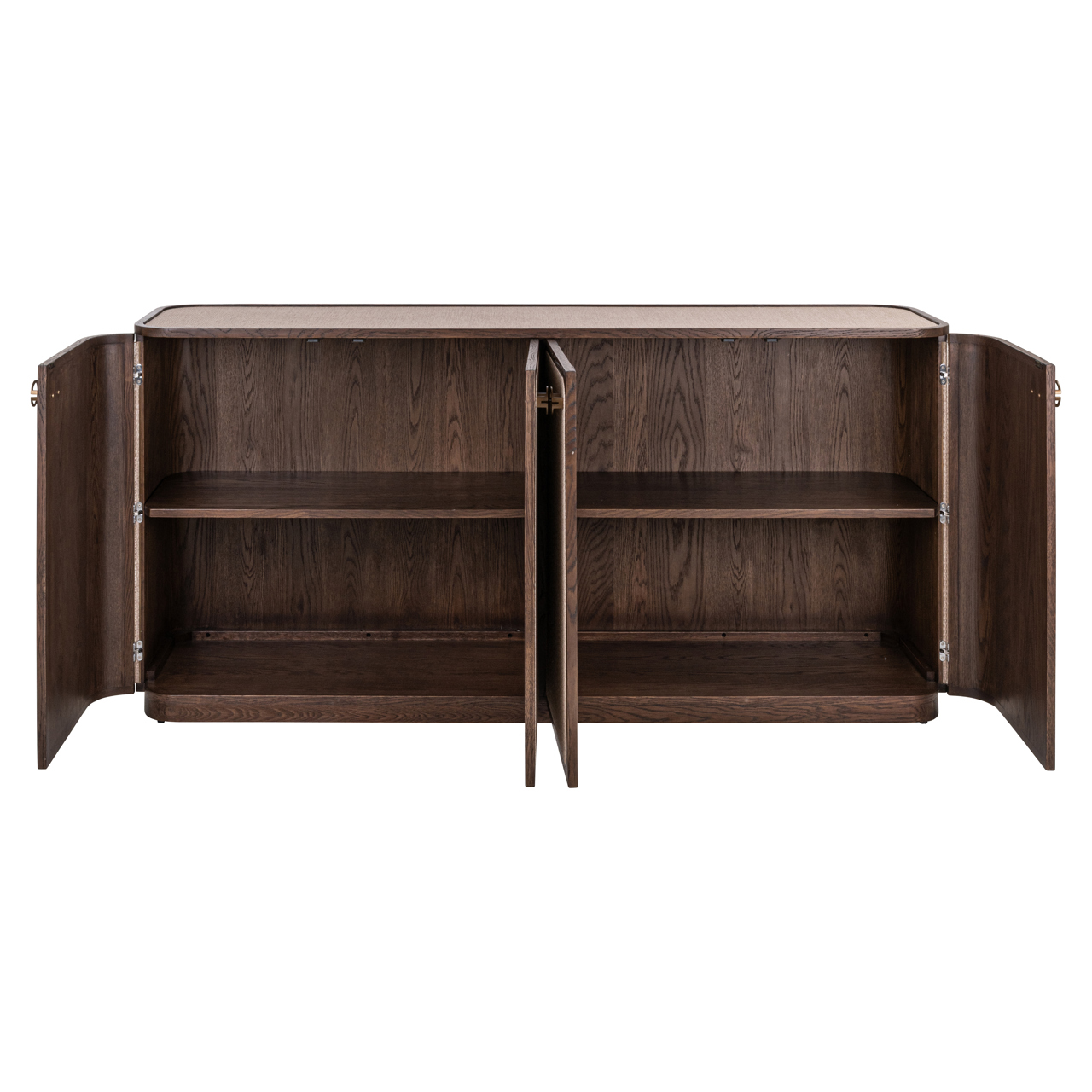 Dressoir Willox Linnen en eiken 180cm - Afbeelding 6
