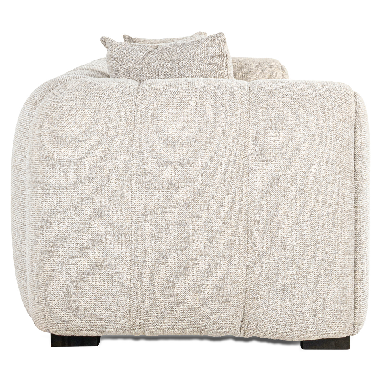 3-zits Bank Novaro Geweven stof 236cm Naturel - Afbeelding 3