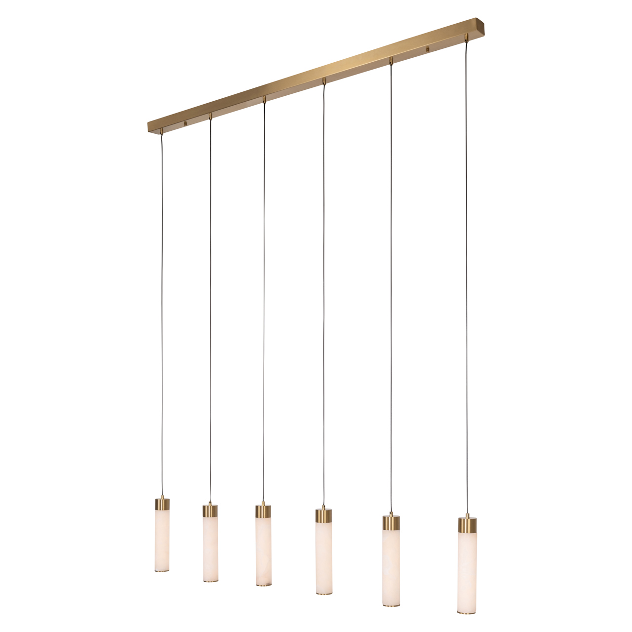 Hanglamp Elaris Albast 6-lamps
